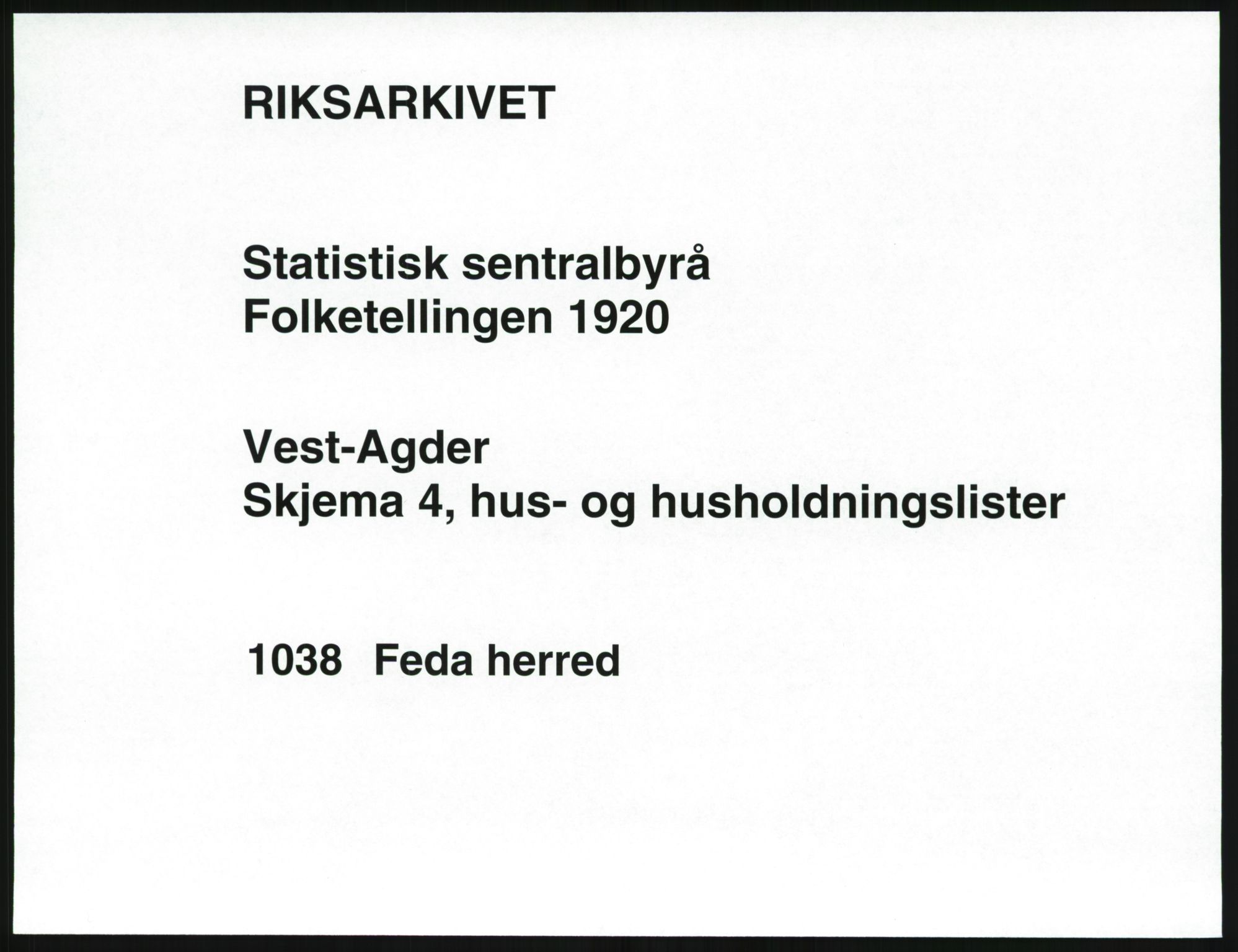 SAK, 1920 census for Feda, 1920, p. 21