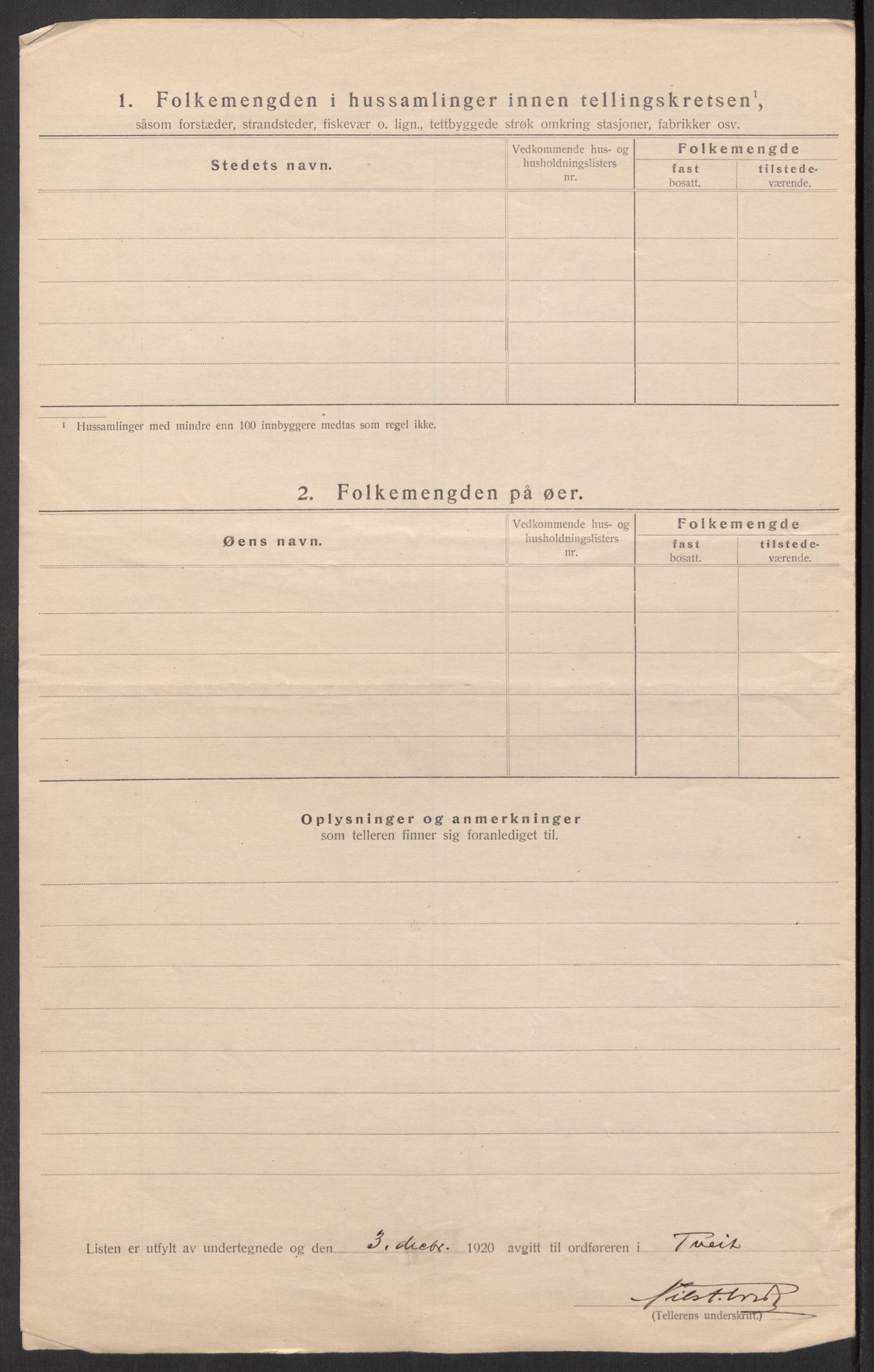 SAK, 1920 census for Tveit, 1920, p. 28