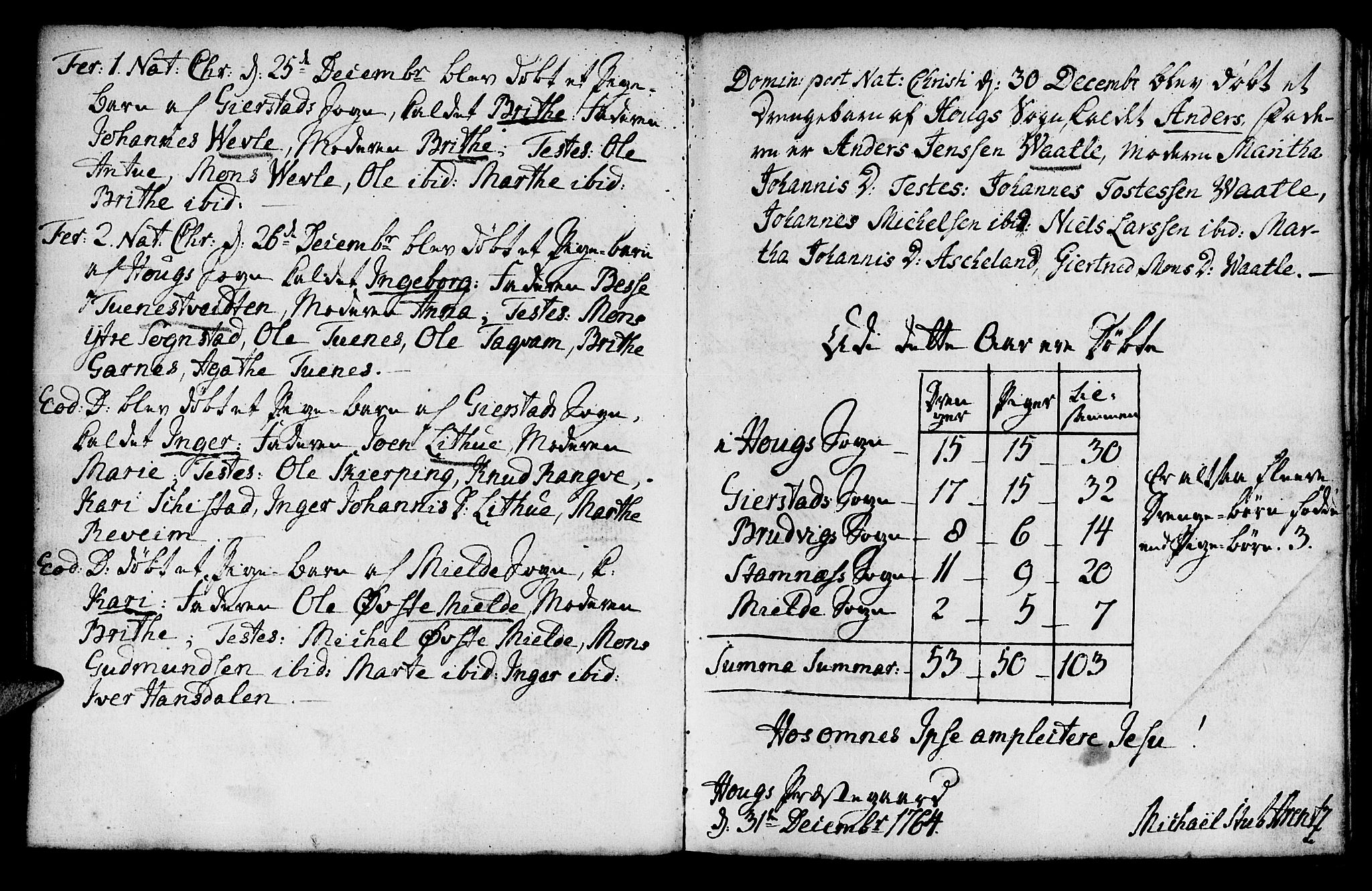 Haus sokneprestembete, AV/SAB-A-75601/H/Haa: Parish register (official) no. A 8, 1754-1769, p. 84