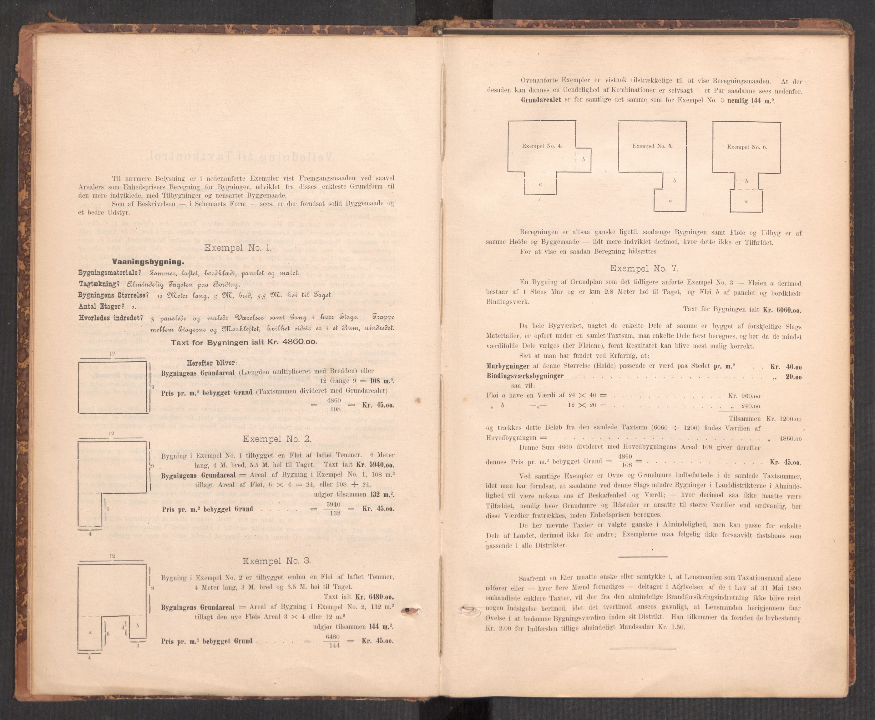 Norges brannkasse, branntakster Spydeberg, AV/SAO-A-11373/F/Fb/L0001: Branntakstprotokoll, 1896-1930