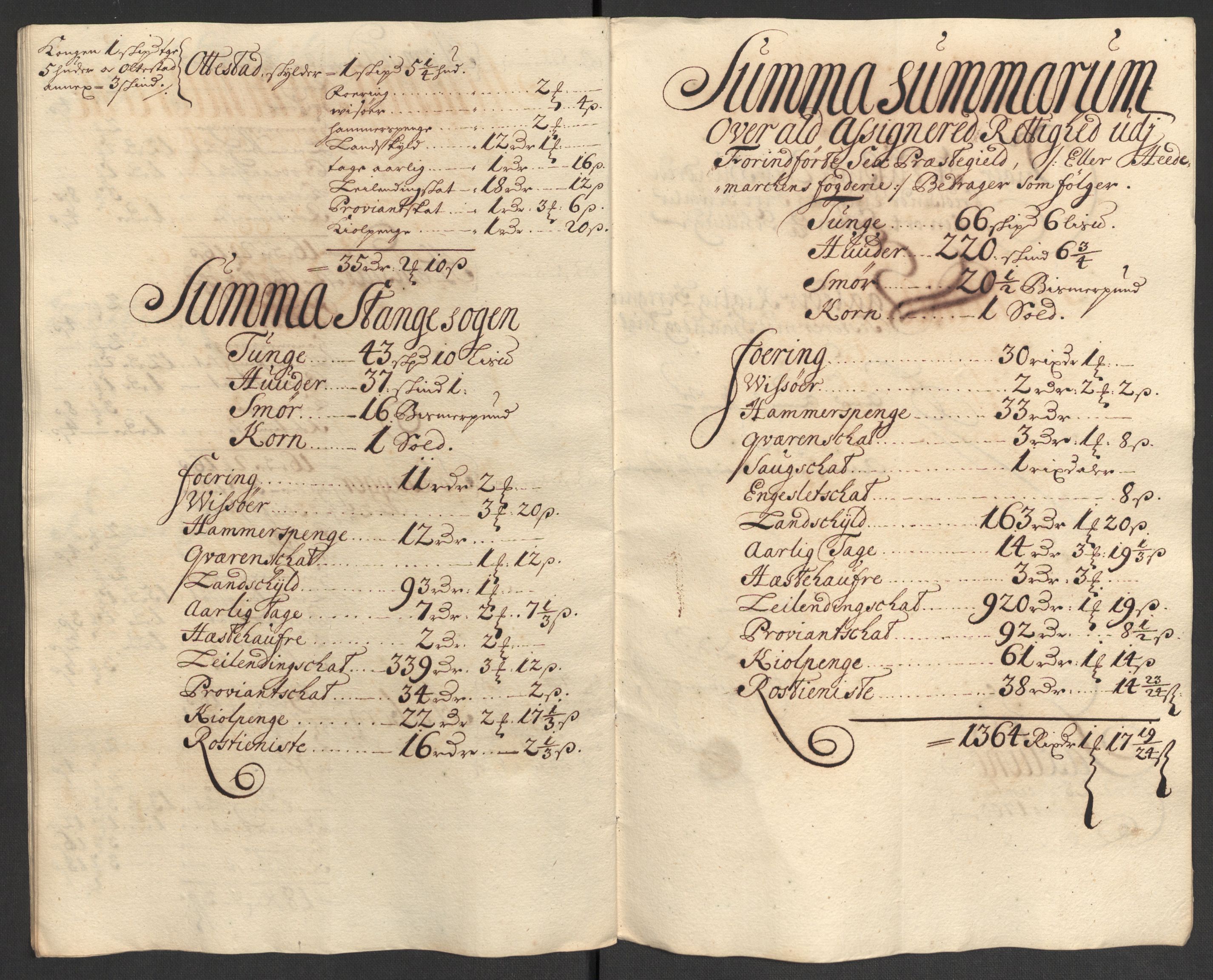 Rentekammeret inntil 1814, Reviderte regnskaper, Fogderegnskap, AV/RA-EA-4092/R16/L1039: Fogderegnskap Hedmark, 1700, p. 115