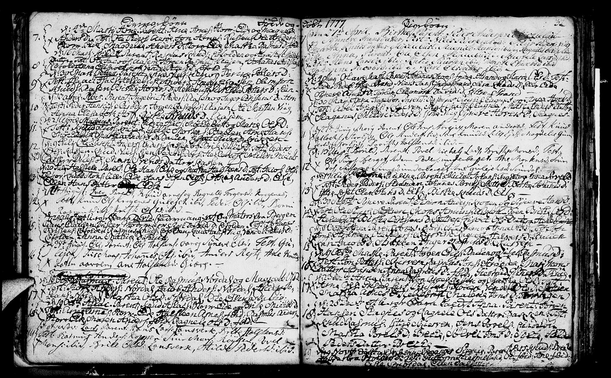 Ministerialprotokoller, klokkerbøker og fødselsregistre - Møre og Romsdal, SAT/A-1454/501/L0002: Parish register (official) no. 501A02, 1760-1816, p. 32