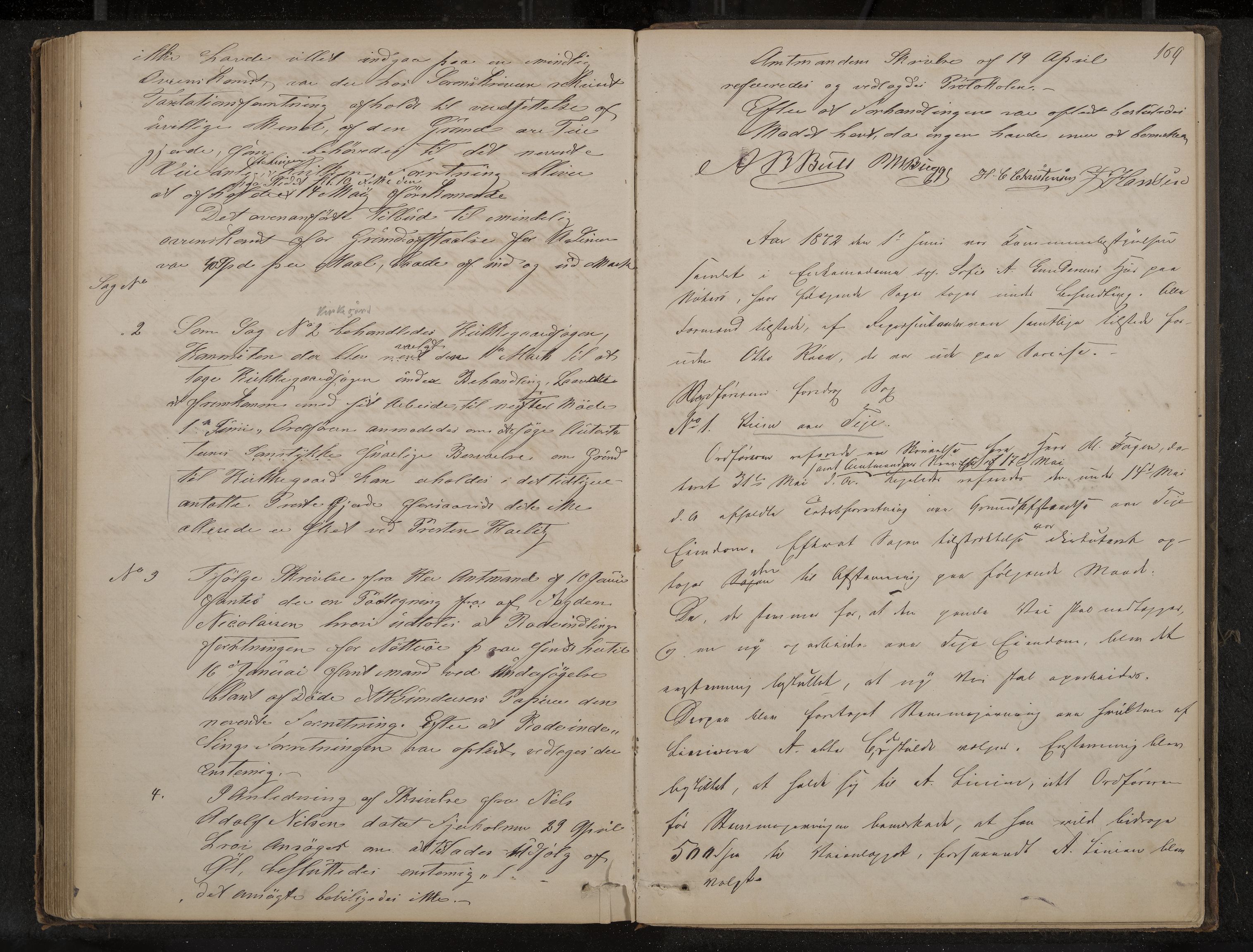 Nøtterøy formannskap og sentraladministrasjon, IKAK/0722021-1/A/Aa/L0002: Møtebok, 1862-1873, p. 169