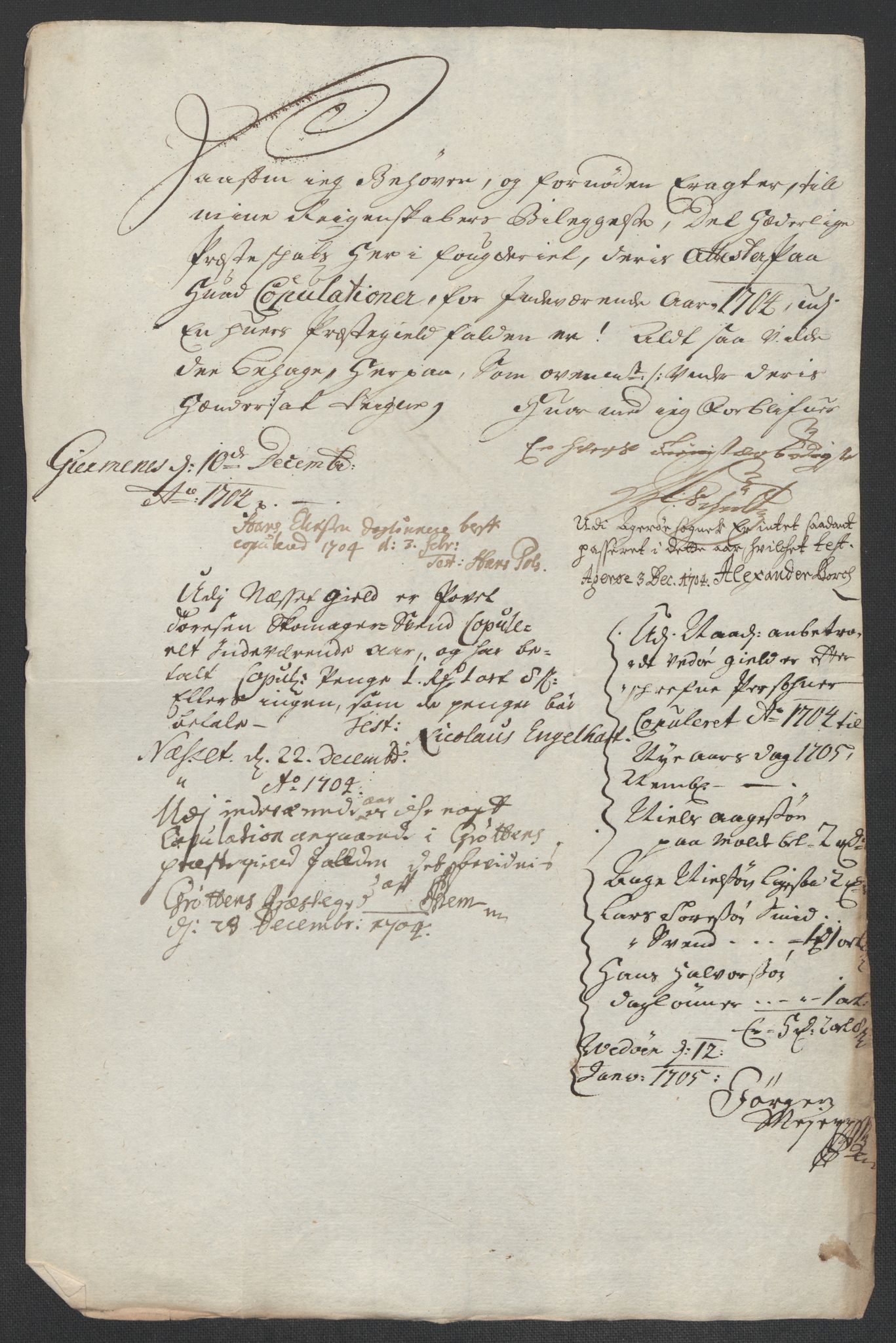 Rentekammeret inntil 1814, Reviderte regnskaper, Fogderegnskap, AV/RA-EA-4092/R55/L3656: Fogderegnskap Romsdal, 1703-1705, p. 298