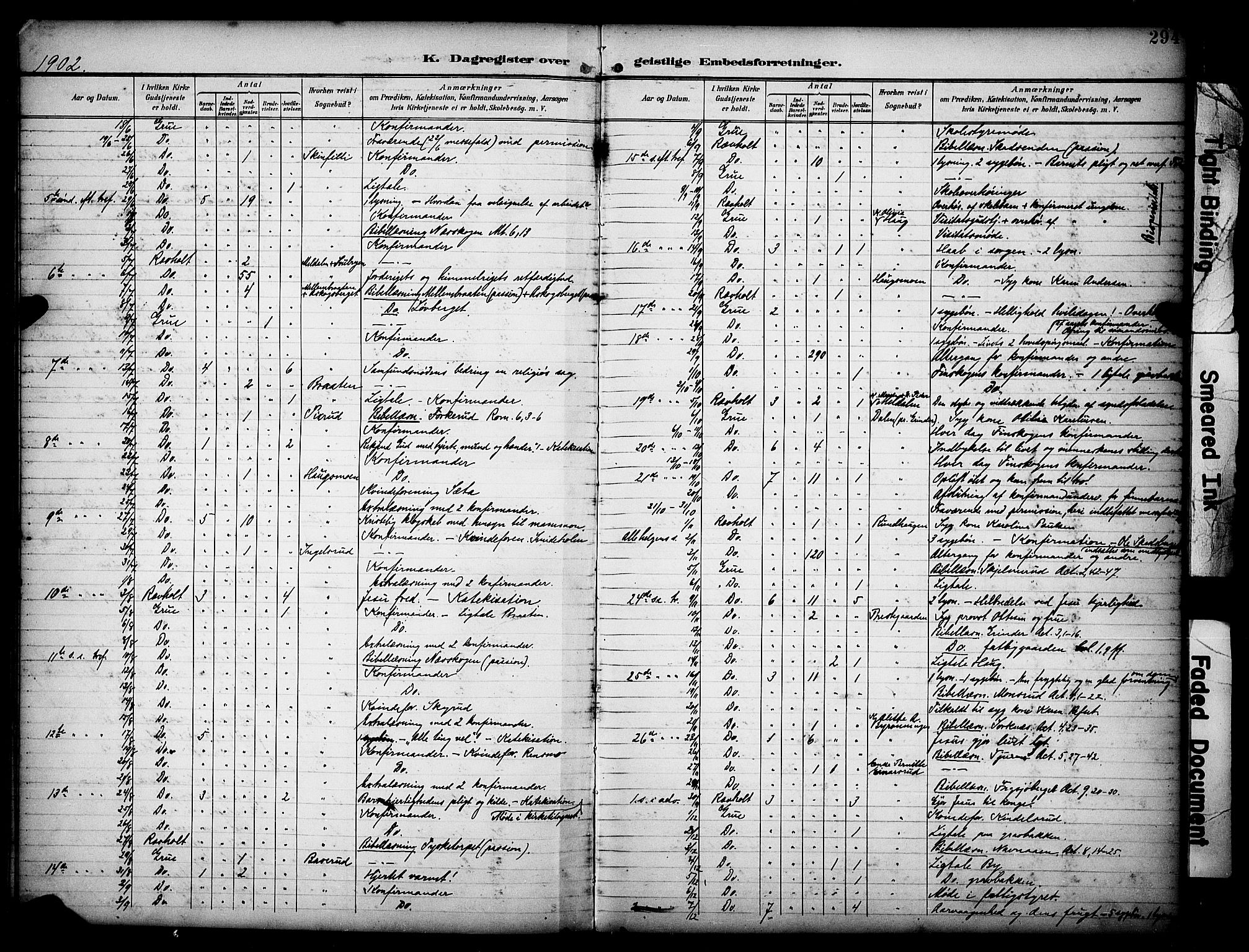 Grue prestekontor, AV/SAH-PREST-036/H/Ha/Haa/L0013: Parish register (official) no. 13, 1898-1910, p. 294