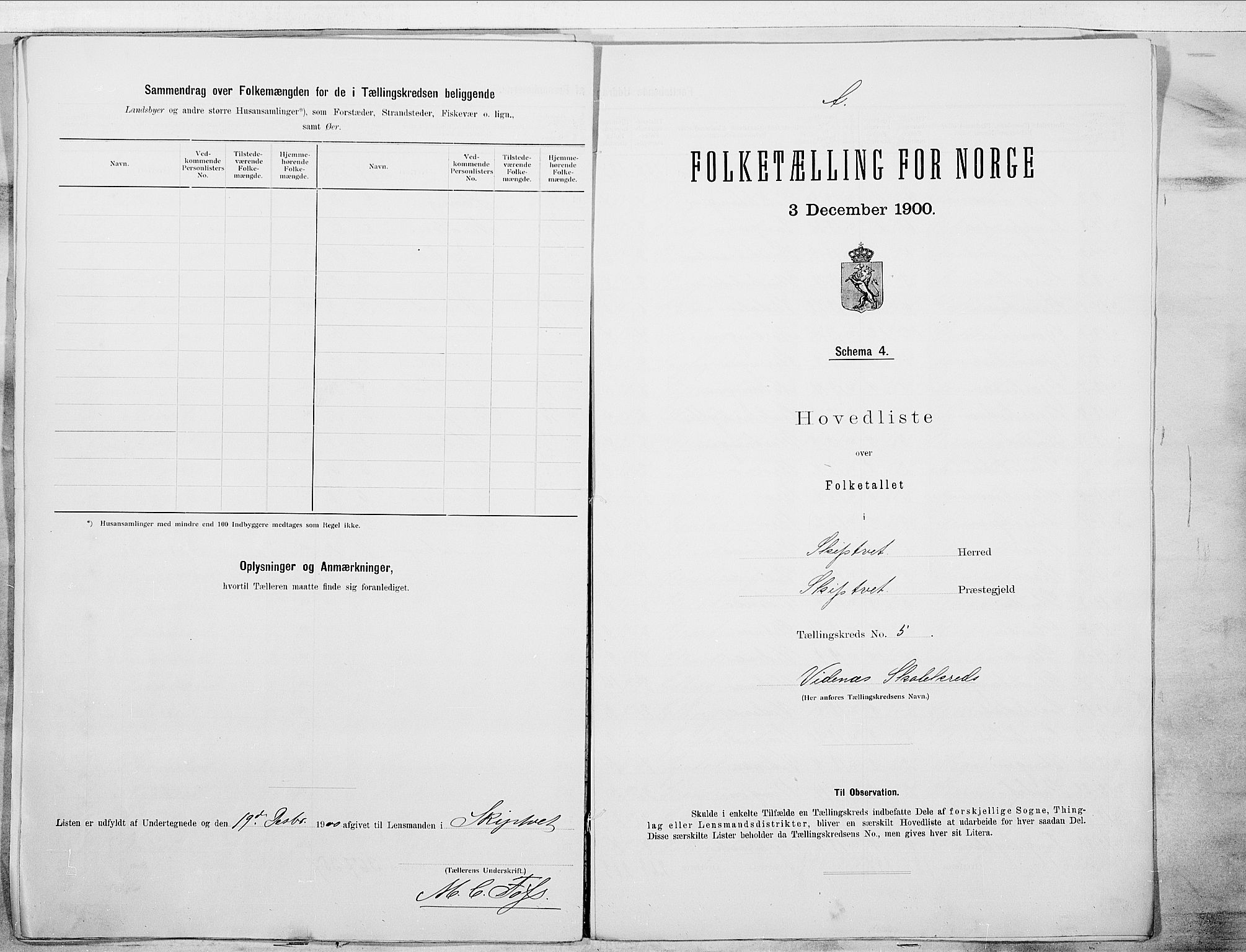 SAO, 1900 census for Skiptvet, 1900, p. 12