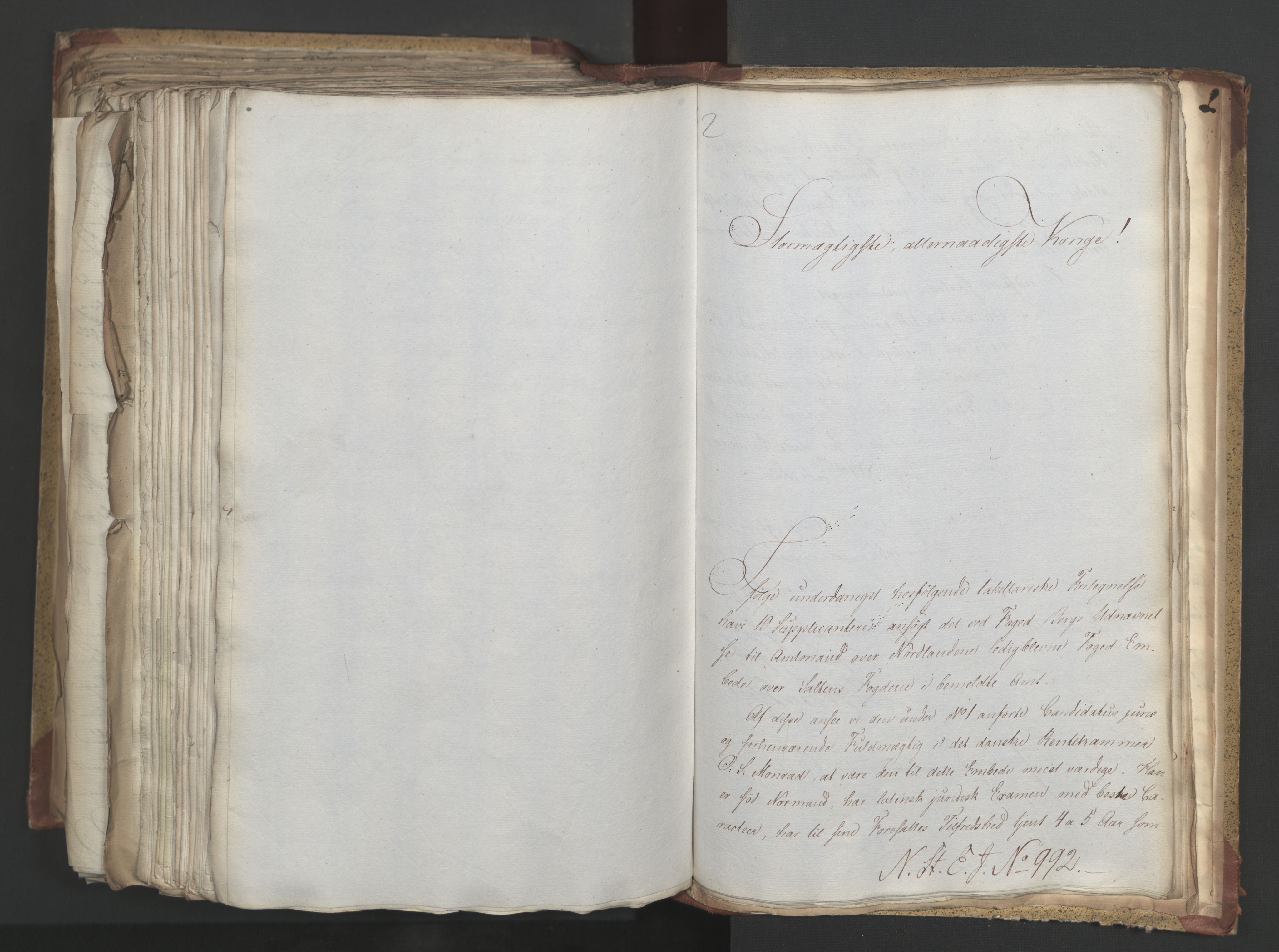 Statsrådsavdelingen i Stockholm, AV/RA-S-1003/D/Da/L0004: Regjeringsinnstillinger nr. 788-999, 1815, p. 475