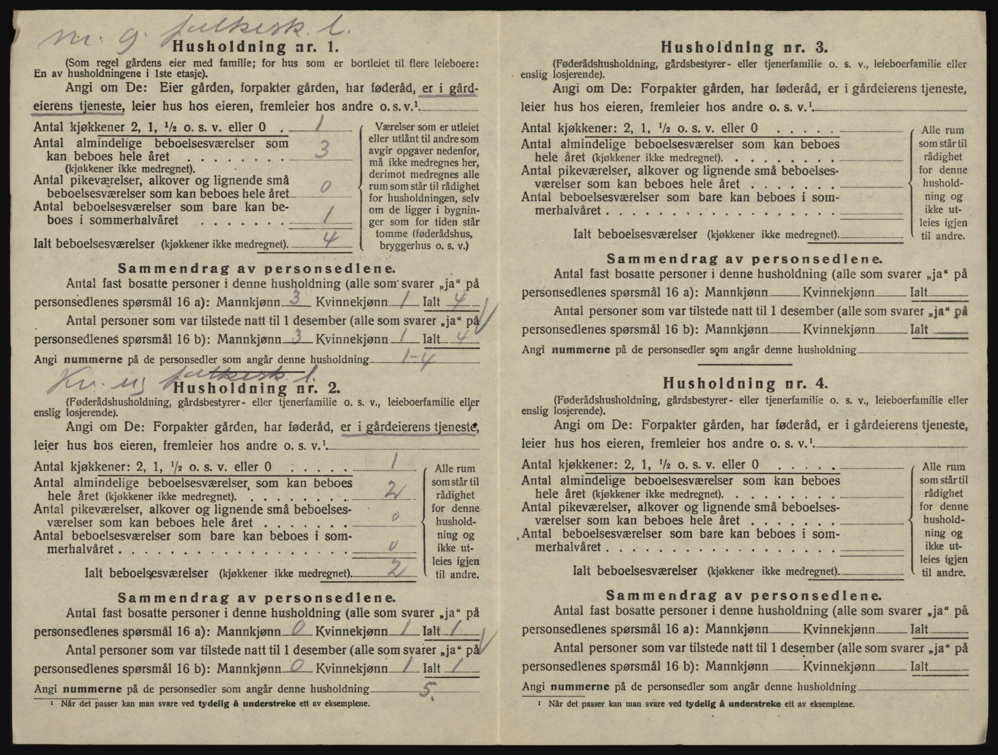 SAO, 1920 census for Glemmen, 1920, p. 1370