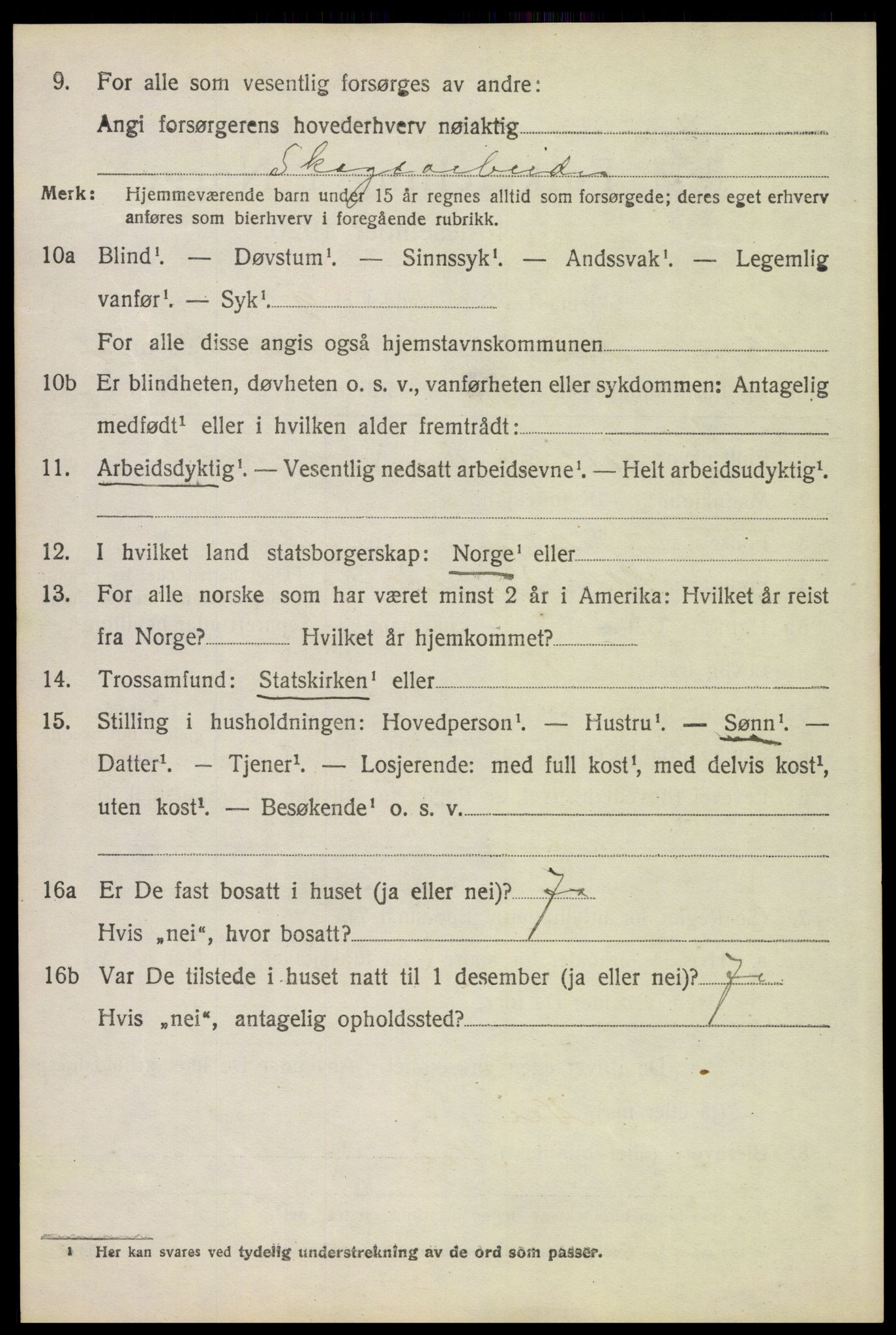 SAH, 1920 census for Stor-Elvdal, 1920, p. 2679