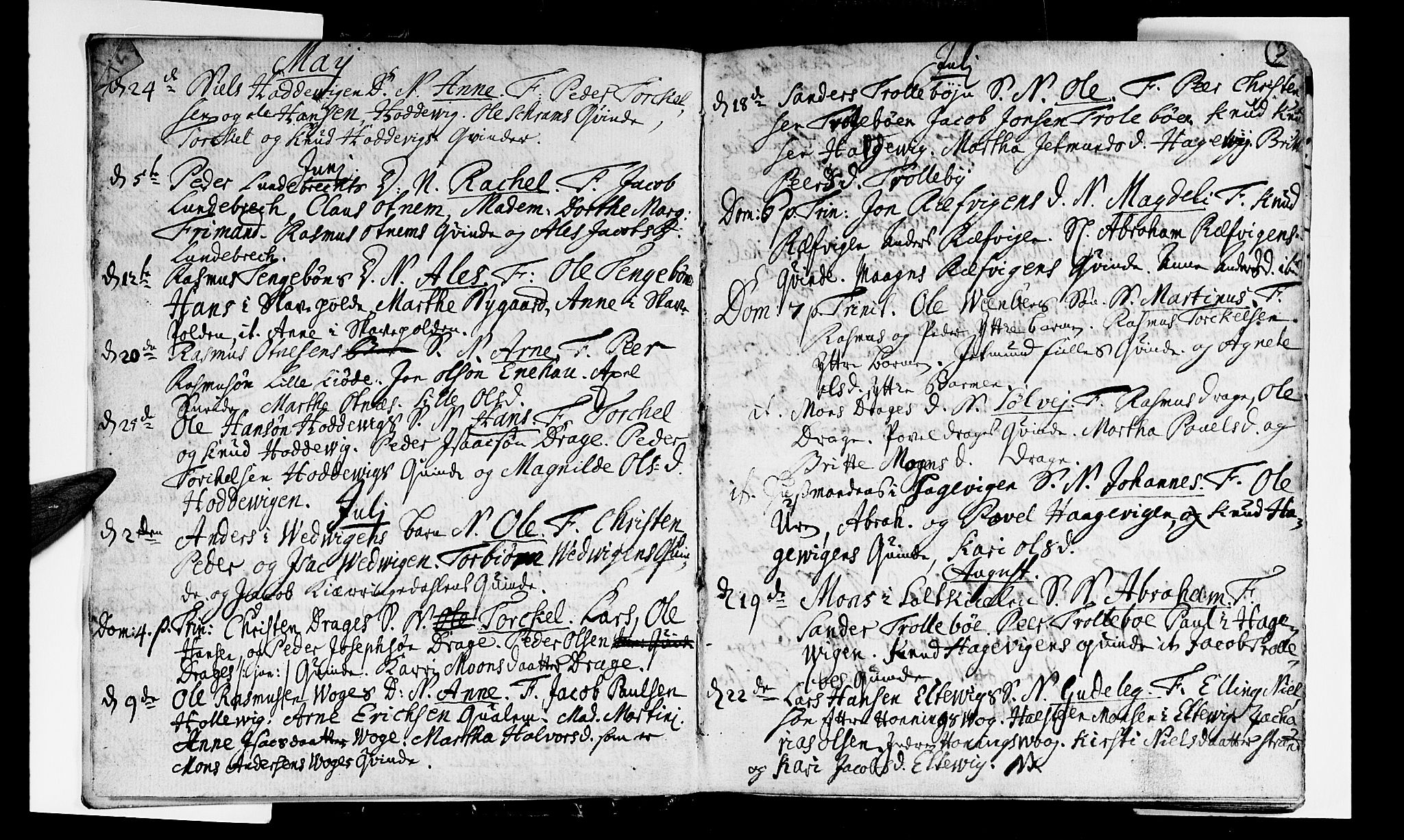 Selje sokneprestembete, AV/SAB-A-99938/H/Ha/Haa/Haaa: Parish register (official) no. A 4, 1743-1759, p. 2-3
