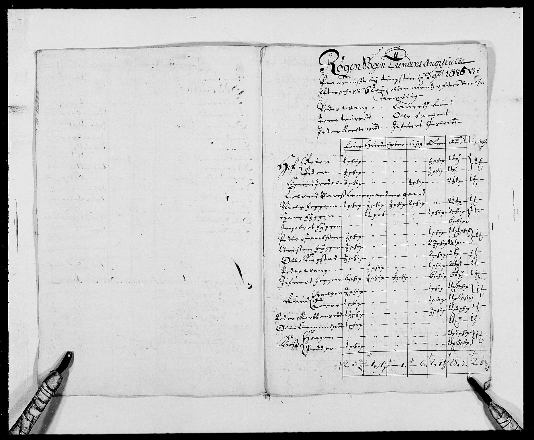 Rentekammeret inntil 1814, Reviderte regnskaper, Fogderegnskap, AV/RA-EA-4092/R29/L1692: Fogderegnskap Hurum og Røyken, 1682-1687, p. 234