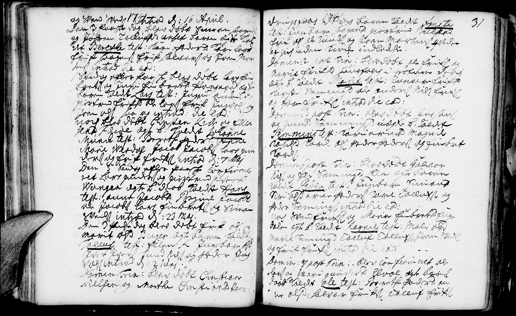 Rendalen prestekontor, AV/SAH-PREST-054/H/Ha/Haa/L0001: Parish register (official) no. 1, 1733-1787, p. 31