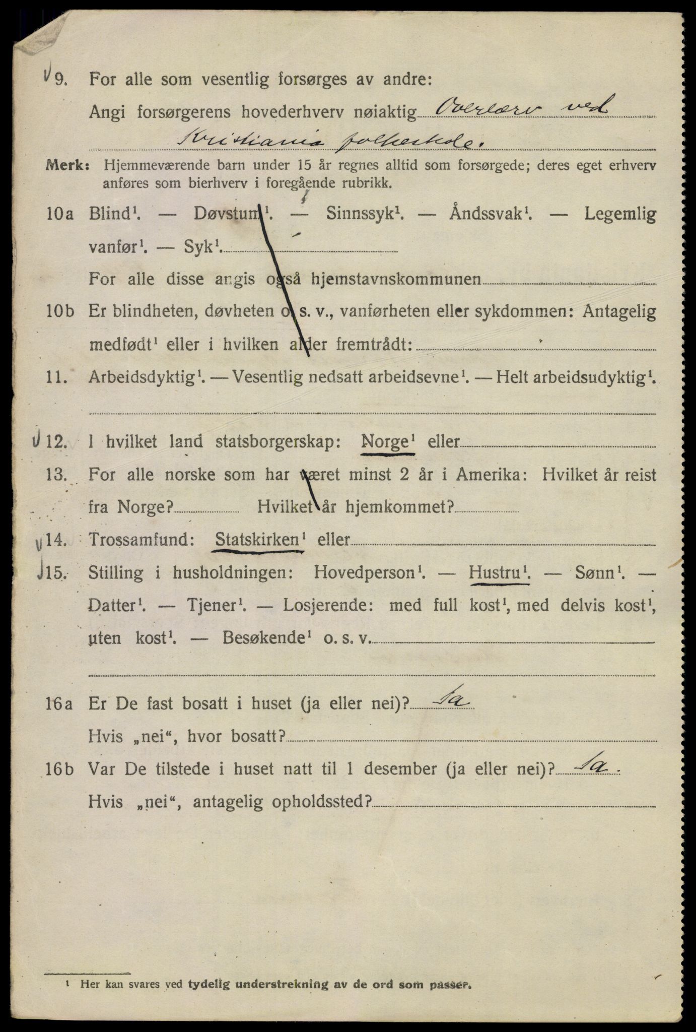 SAO, 1920 census for Kristiania, 1920, p. 167368