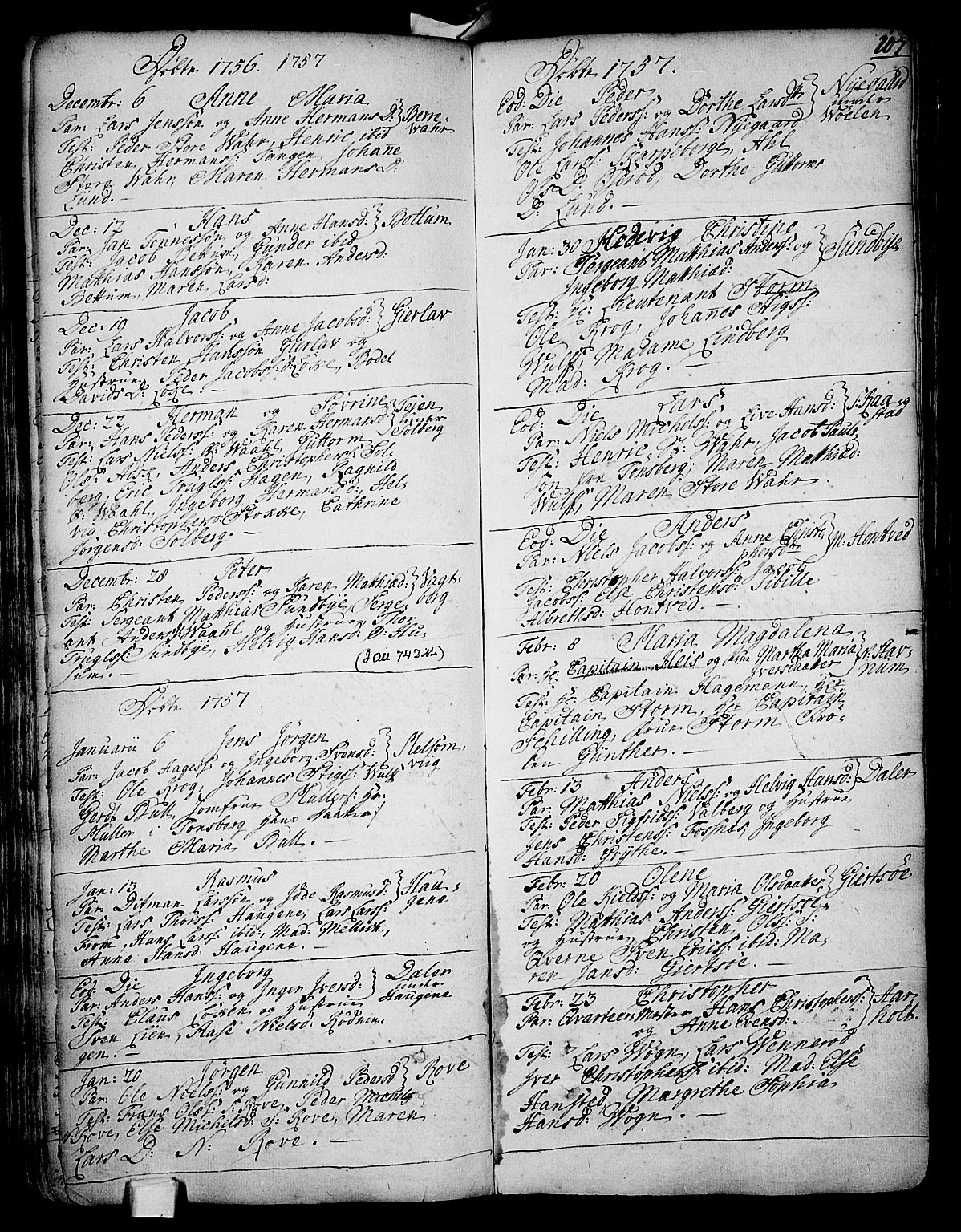 Stokke kirkebøker, SAKO/A-320/F/Fa/L0002: Parish register (official) no. I 2, 1732-1770, p. 107