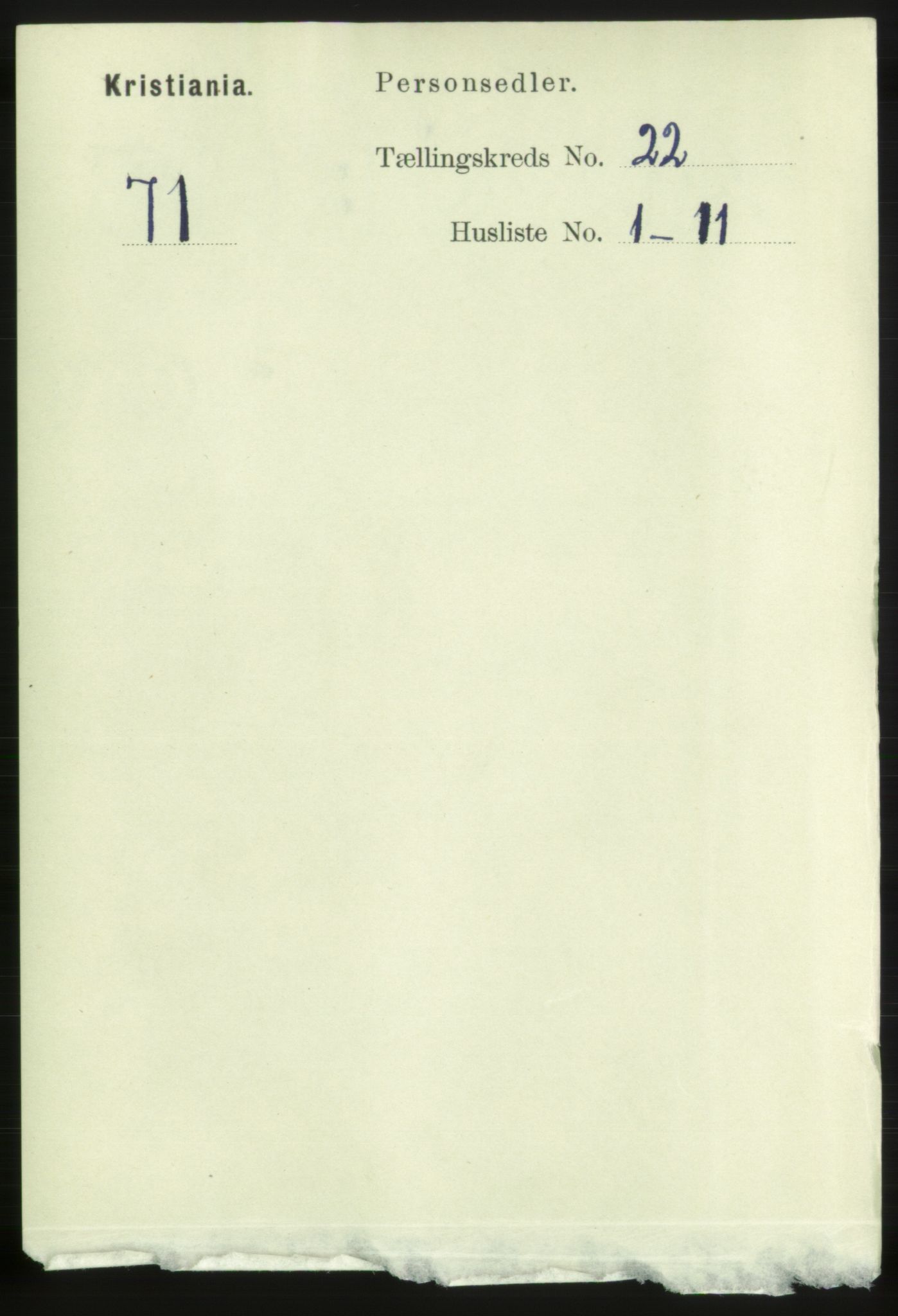 RA, 1891 census for 0301 Kristiania, 1891, p. 10862