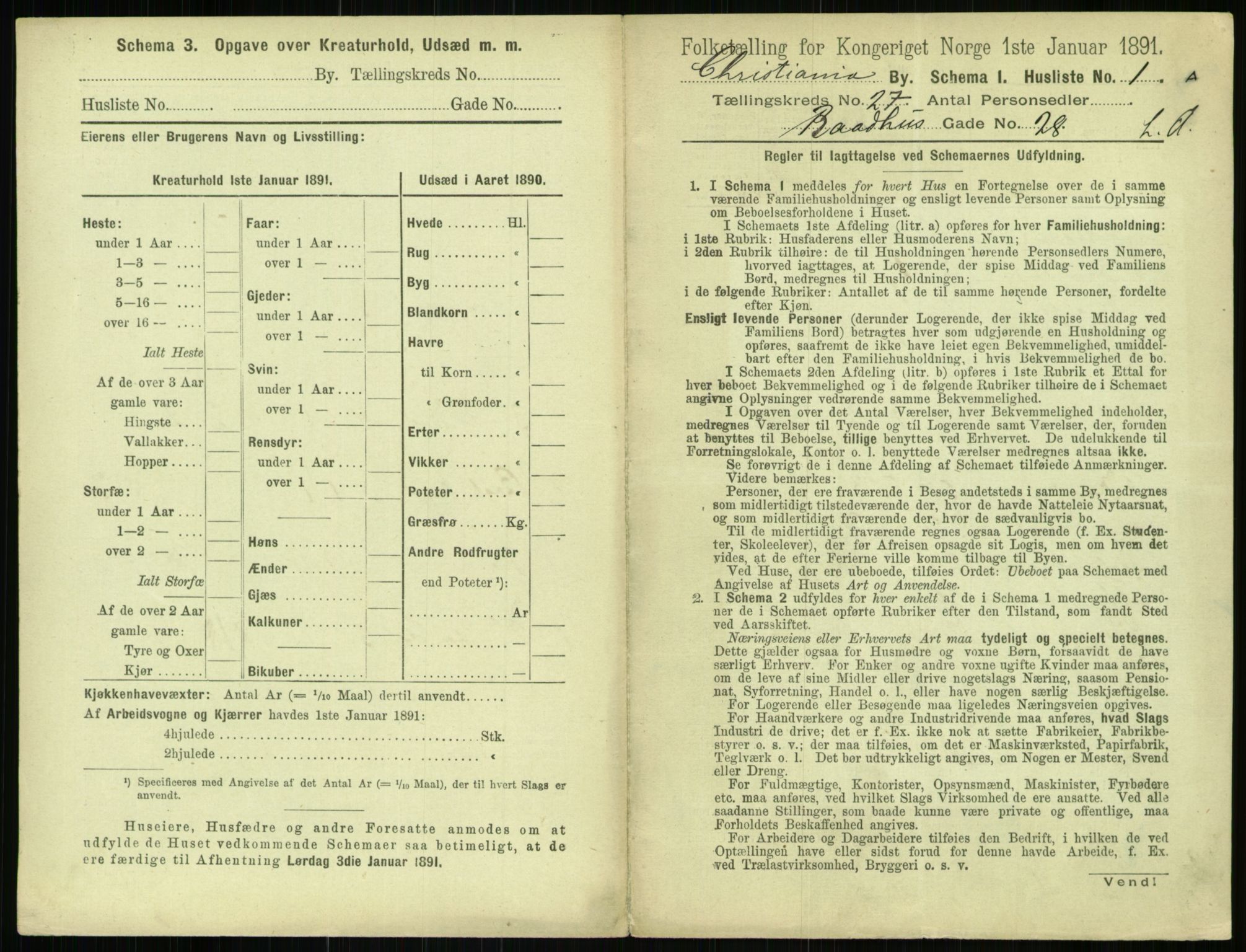 RA, 1891 census for 0301 Kristiania, 1891, p. 13638