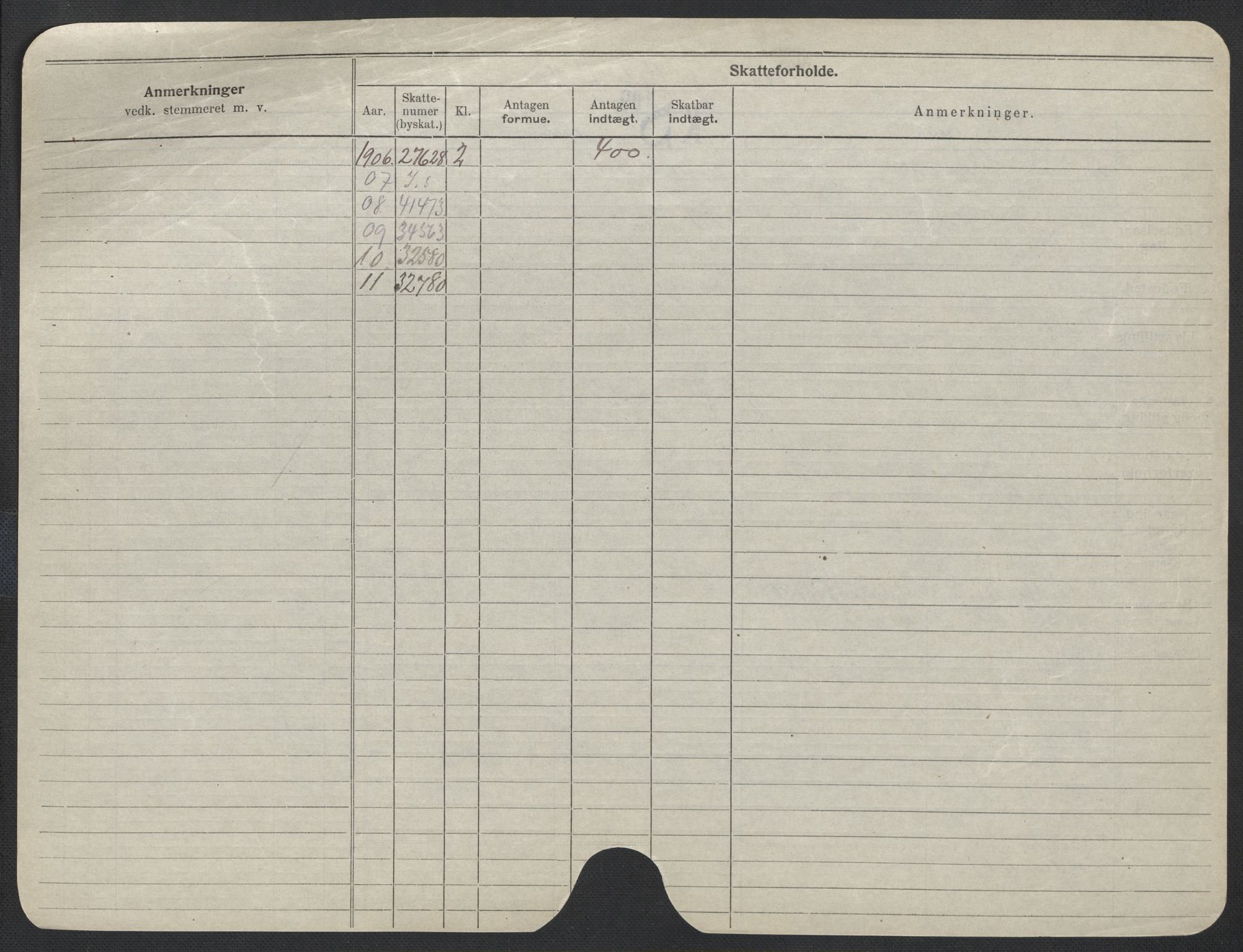 Oslo folkeregister, Registerkort, AV/SAO-A-11715/F/Fa/Fac/L0013: Kvinner, 1906-1914, p. 970b