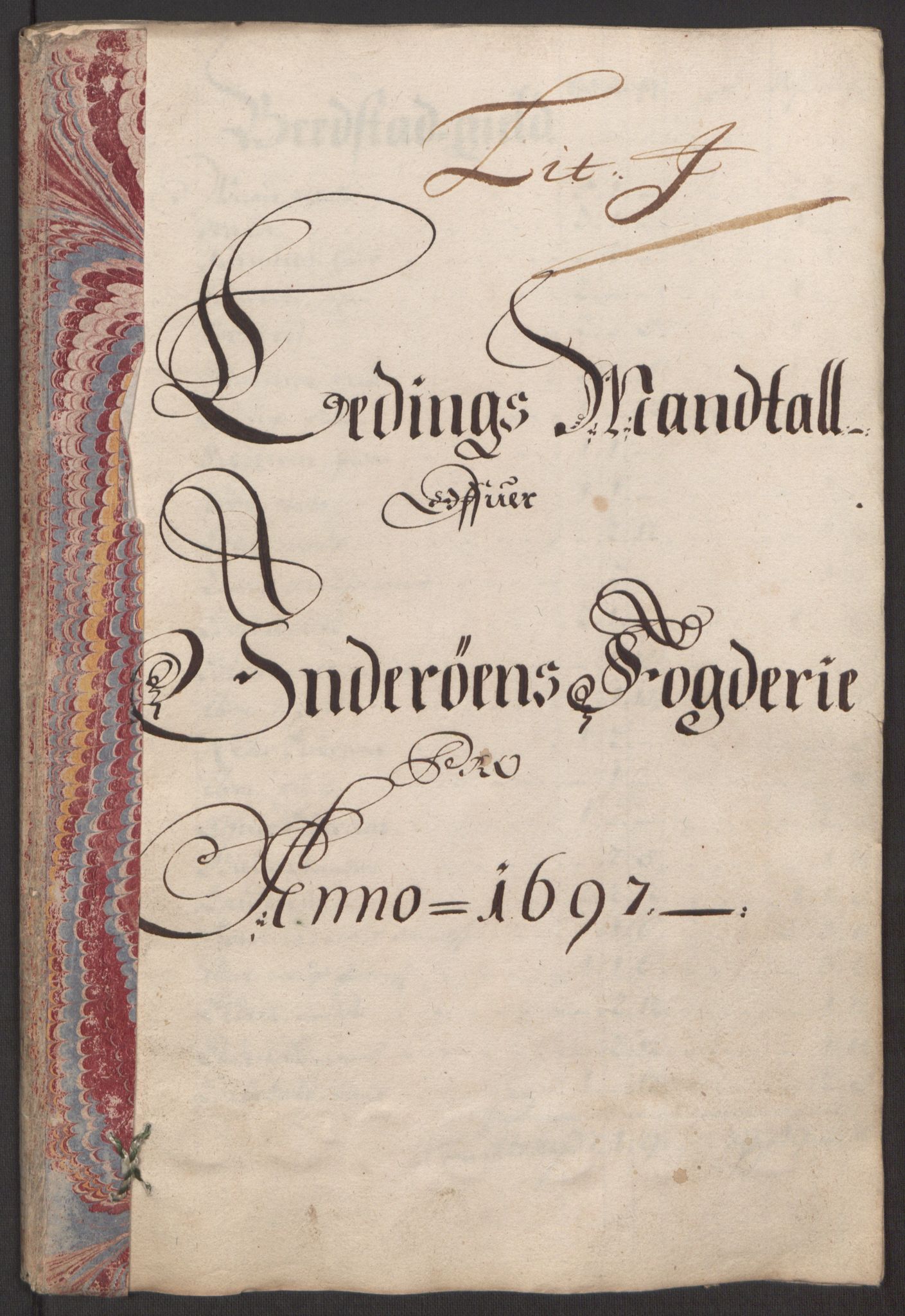 Rentekammeret inntil 1814, Reviderte regnskaper, Fogderegnskap, RA/EA-4092/R63/L4309: Fogderegnskap Inderøy, 1695-1697, p. 467