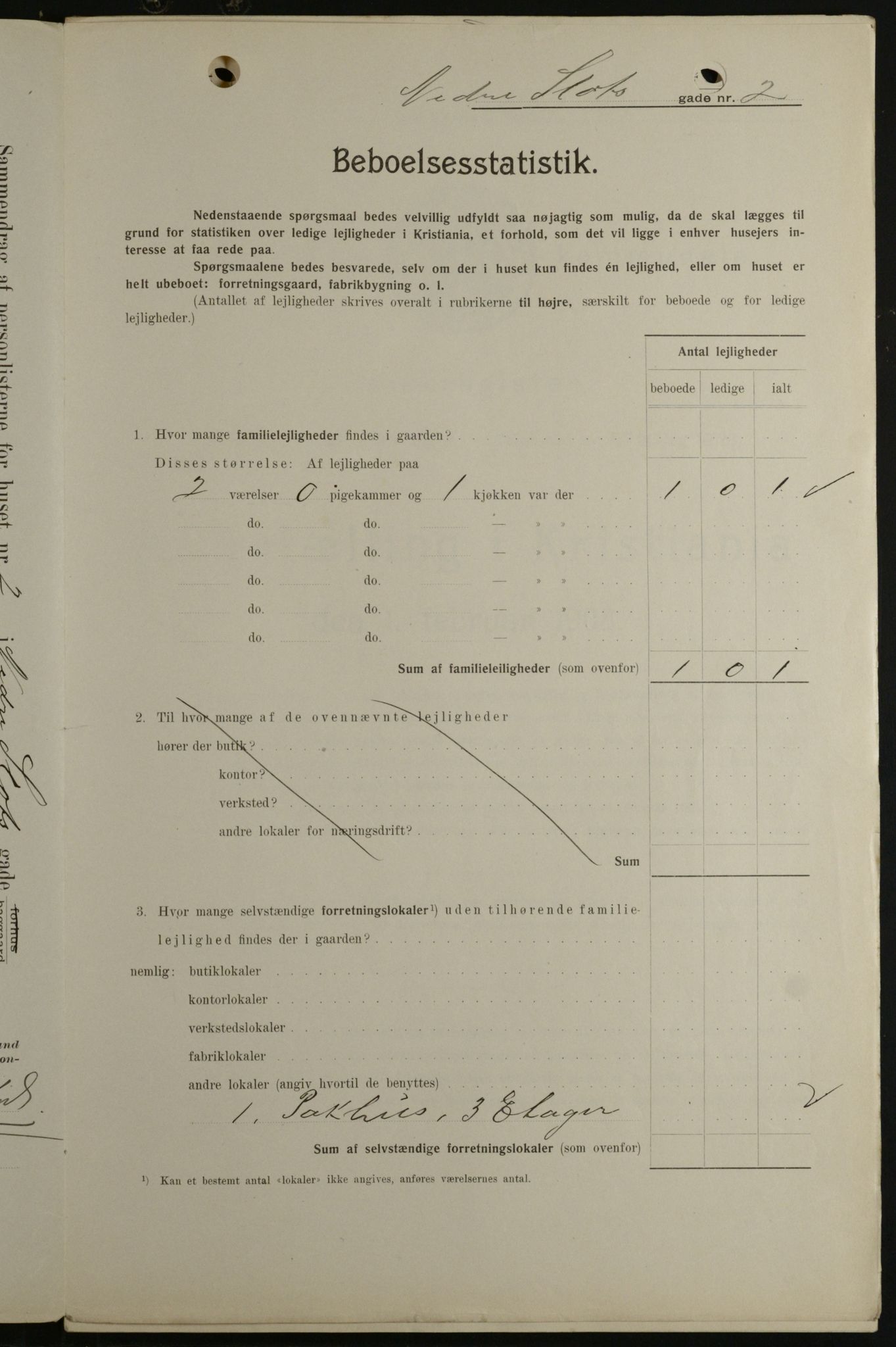 OBA, Municipal Census 1908 for Kristiania, 1908, p. 62235