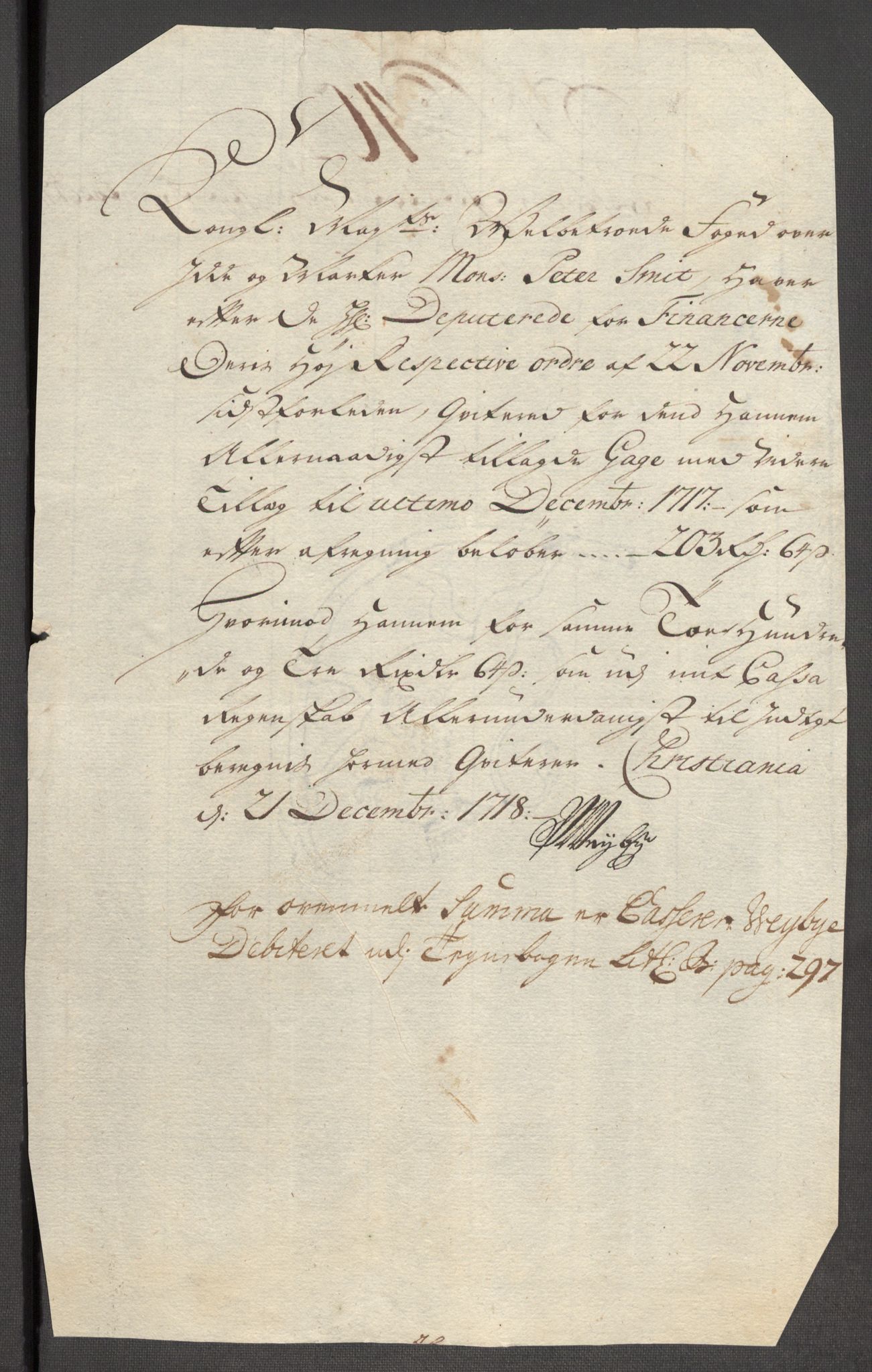 Rentekammeret inntil 1814, Reviderte regnskaper, Fogderegnskap, AV/RA-EA-4092/R01/L0024: Fogderegnskap Idd og Marker, 1717-1718, p. 337