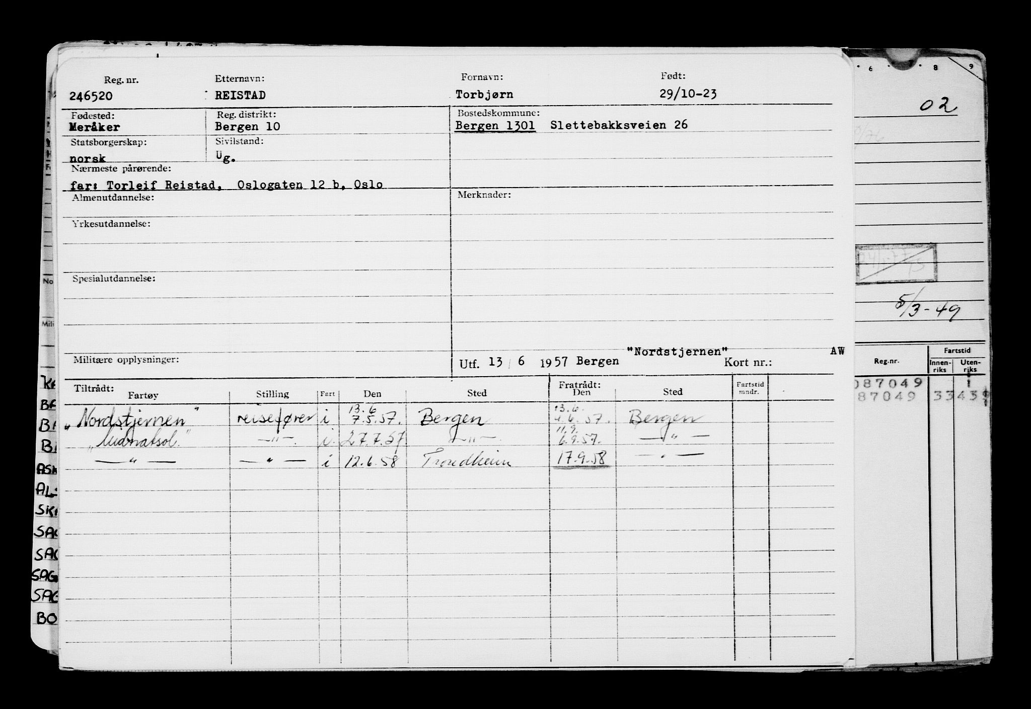 Direktoratet for sjømenn, AV/RA-S-3545/G/Gb/L0224: Hovedkort, 1923, p. 390