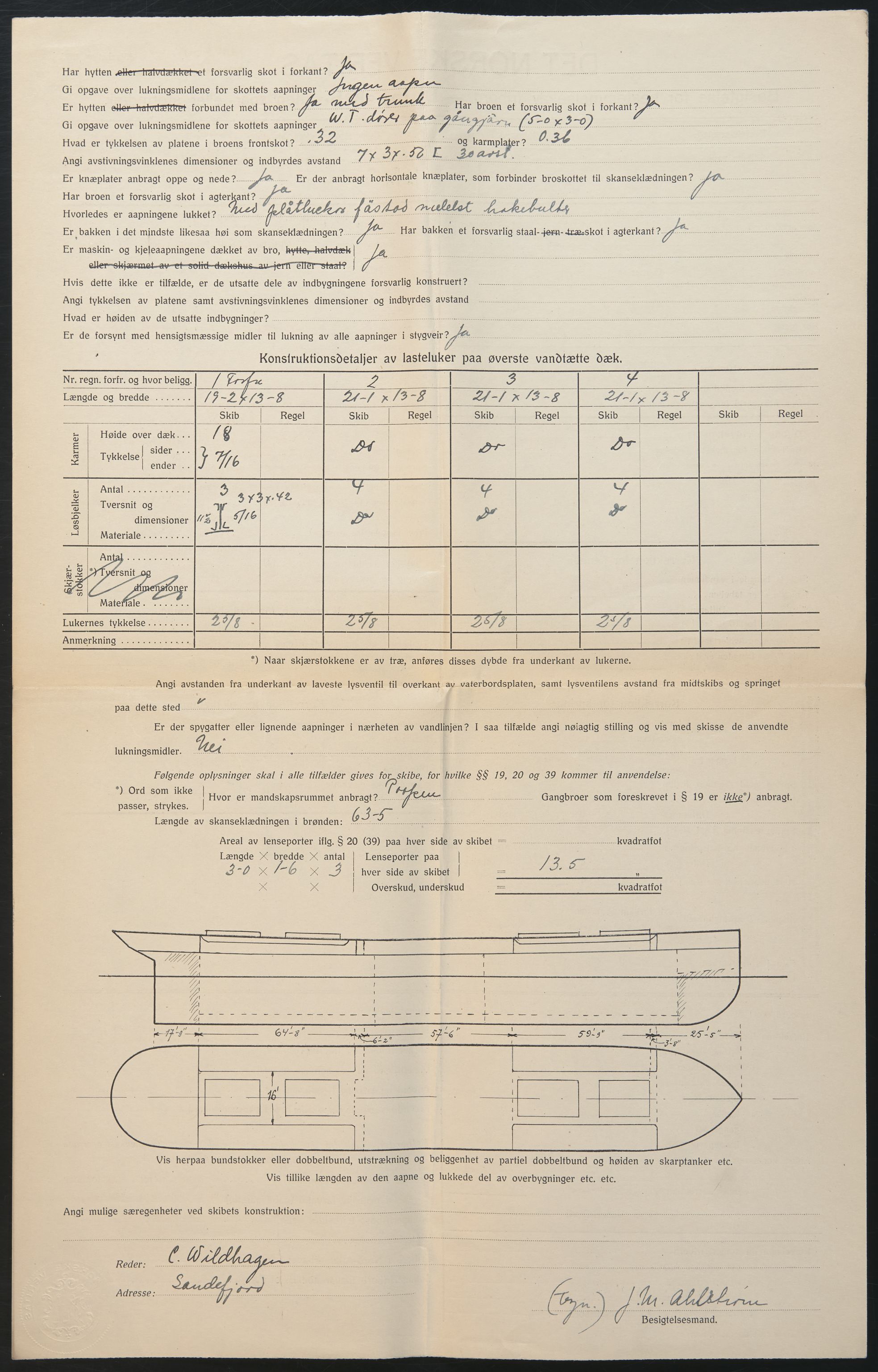 Sjøfartsdirektoratet med forløpere, skipsmapper slettede skip, RA/S-4998/F/Fa/L0586: --, 1894-1935, p. 427