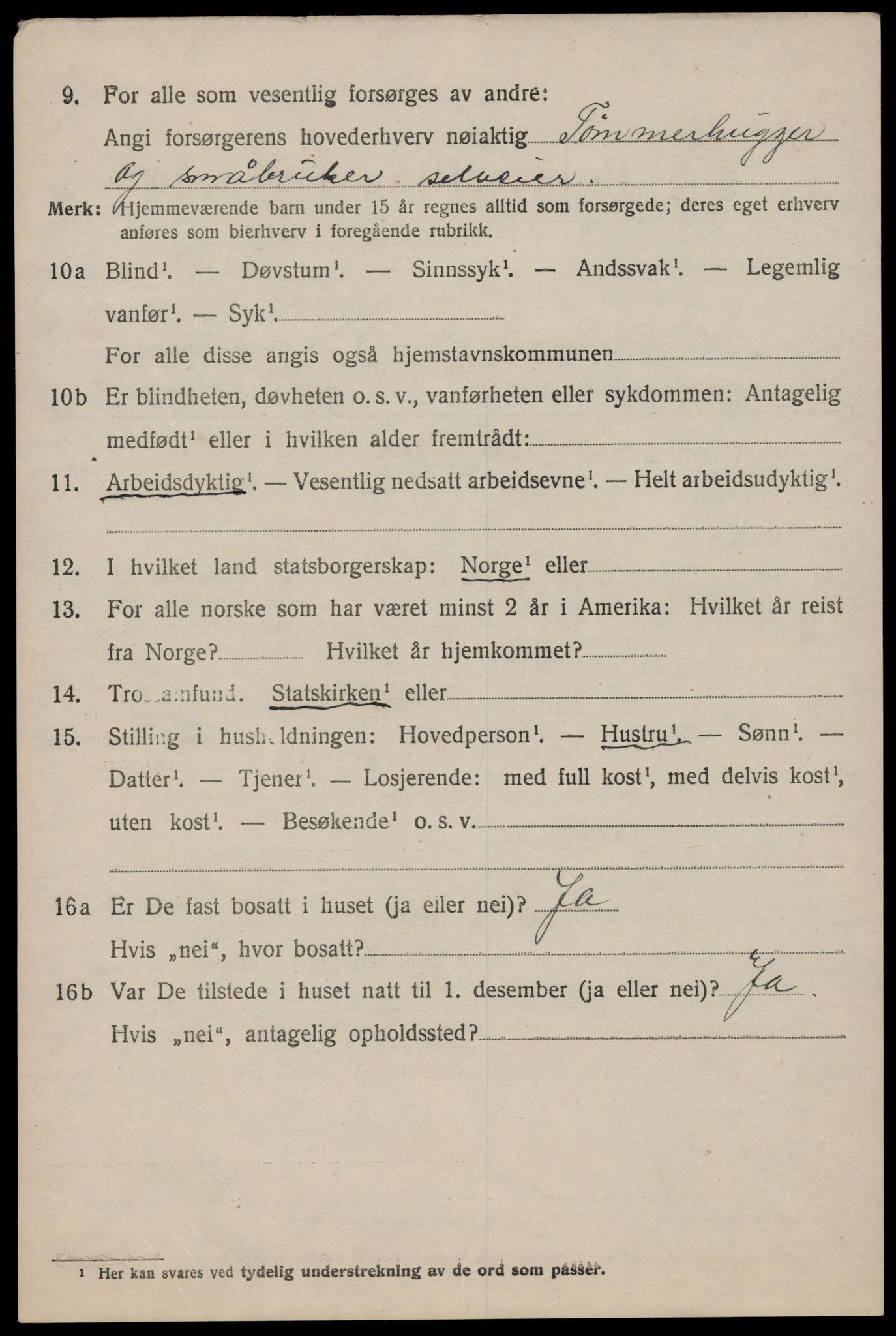 SAKO, 1920 census for Hjartdal, 1920, p. 3463