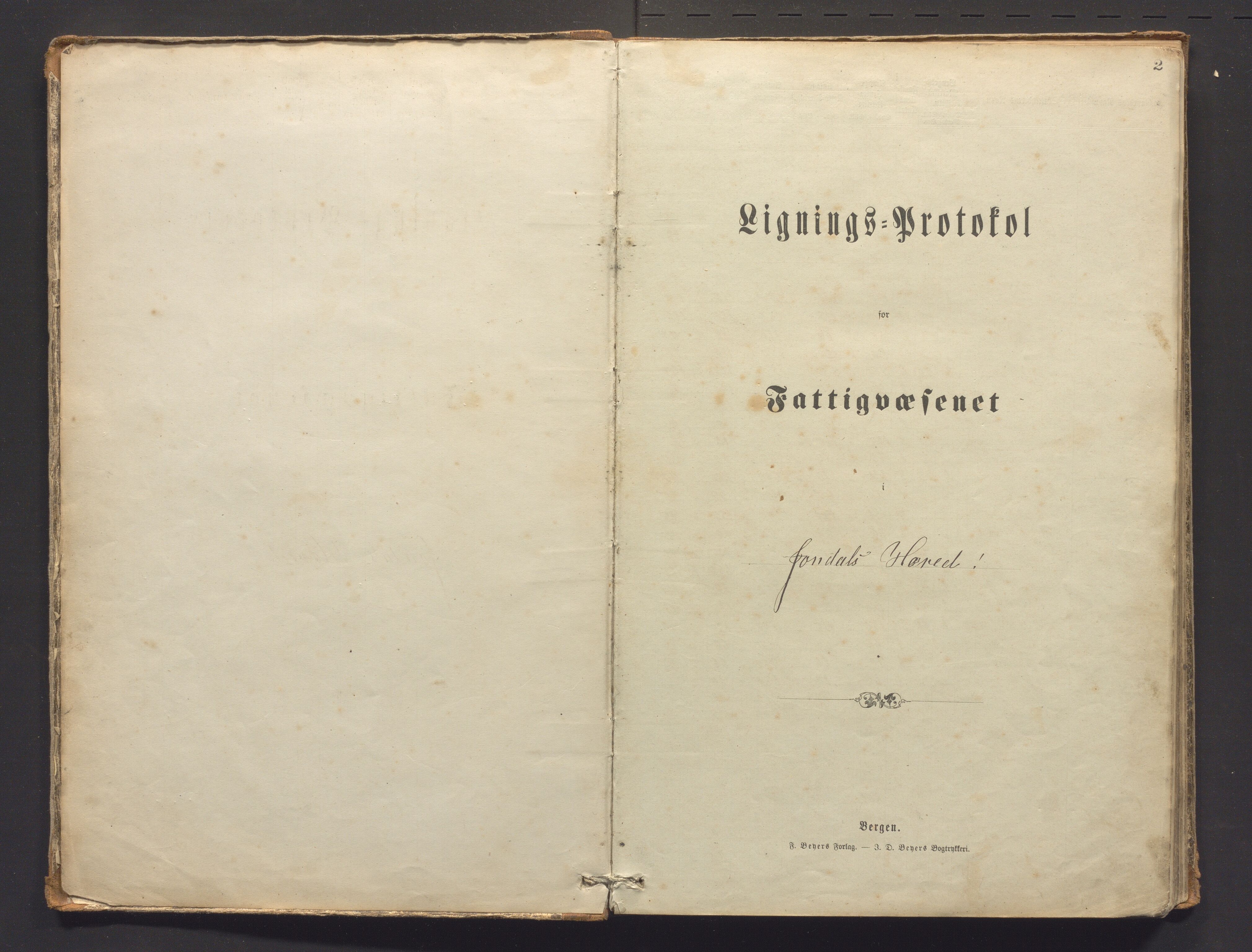 Jondal kommune. Likningskommisjonen, IKAH/1227-142/F/Fa/L0002: protokoll, fattigskatt, skuleskatt frå 1876, 1874-1881