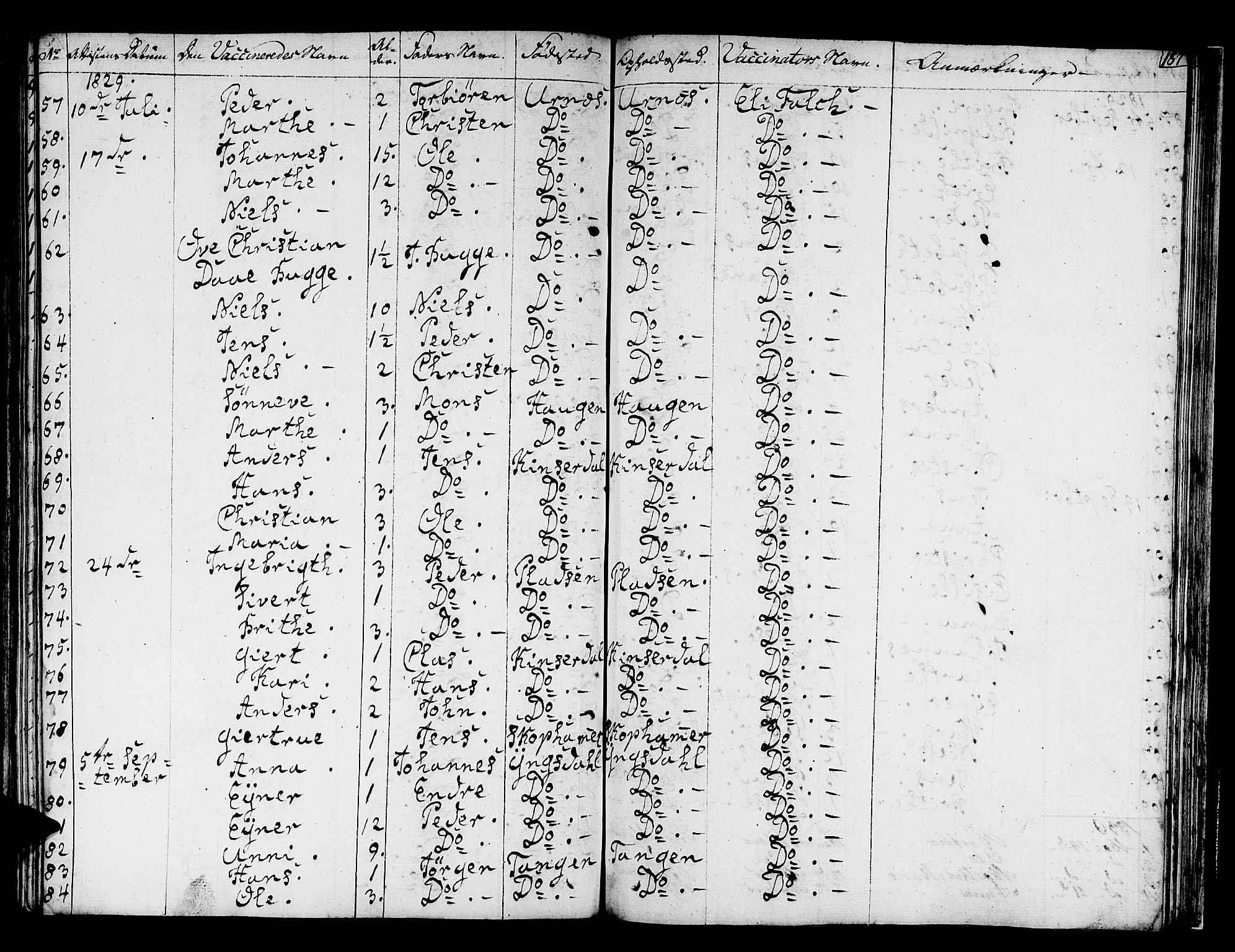 Hafslo sokneprestembete, AV/SAB-A-80301/H/Haa/Haaa/L0004: Parish register (official) no. A 4, 1821-1834, p. 187