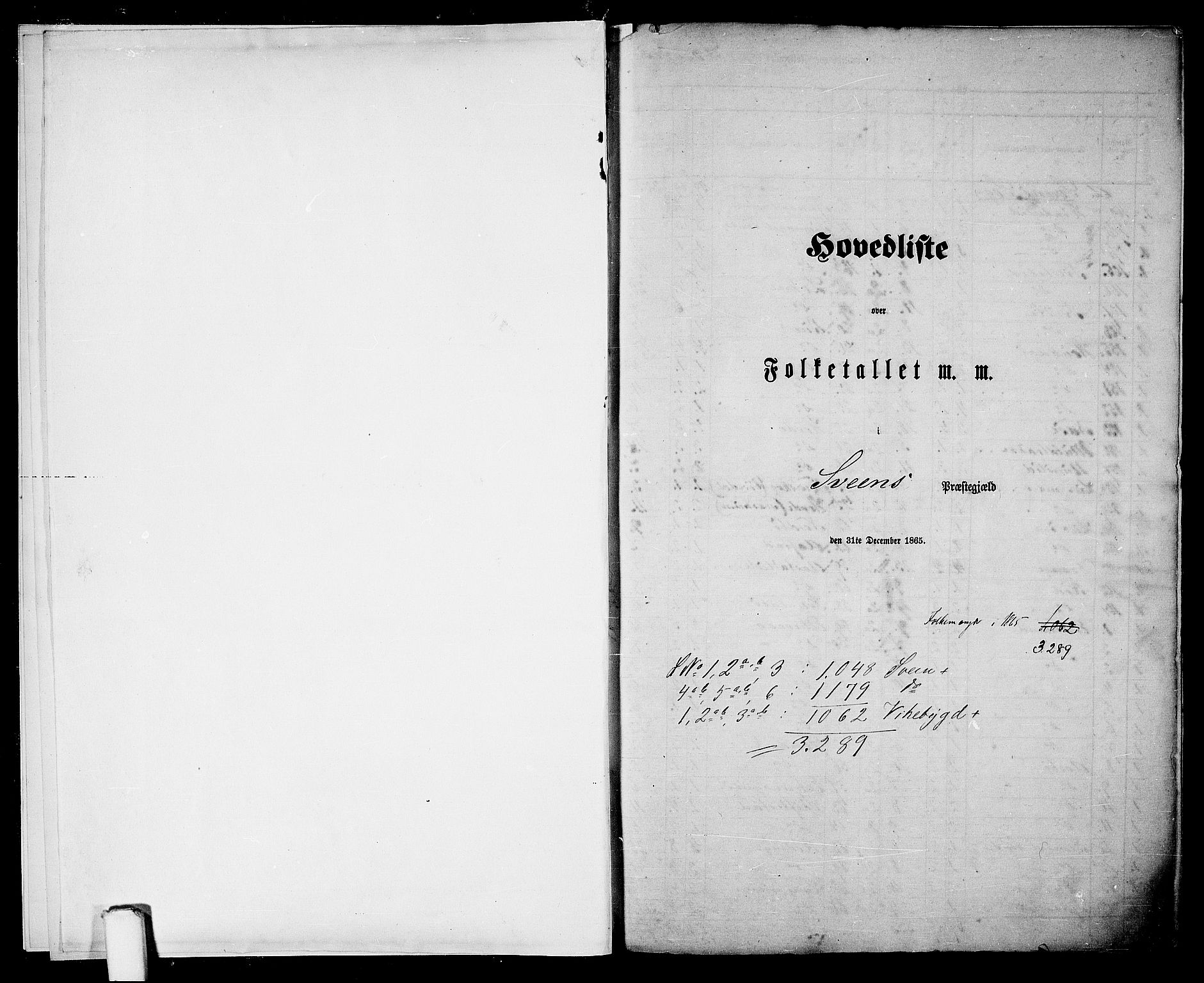 RA, 1865 census for Sveio, 1865, p. 5