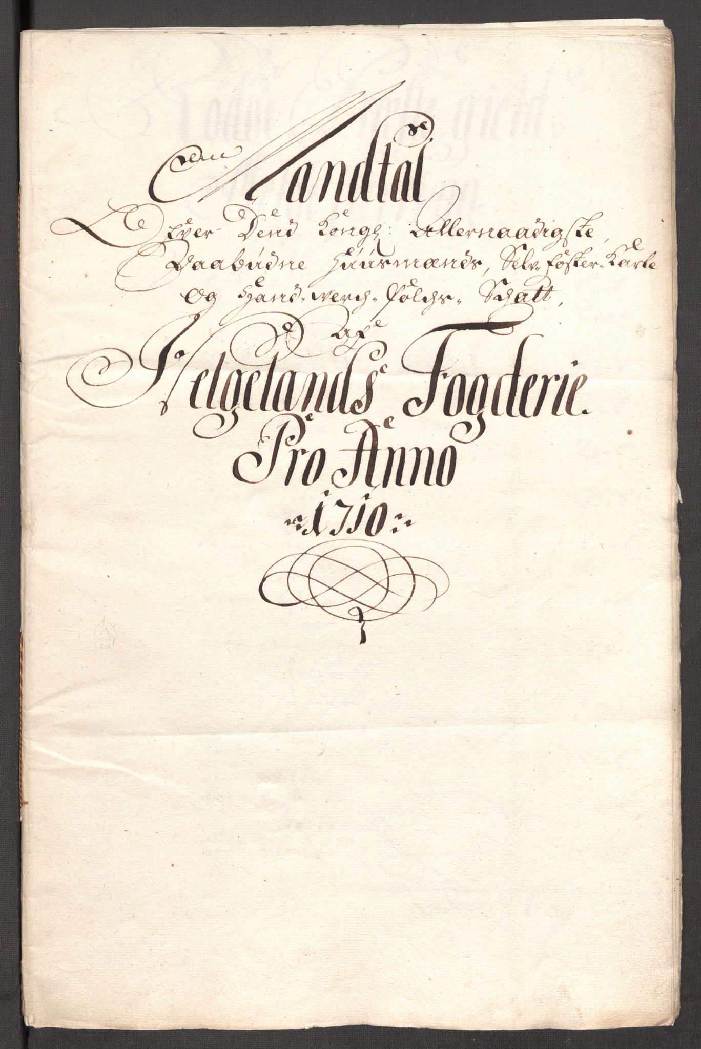 Rentekammeret inntil 1814, Reviderte regnskaper, Fogderegnskap, AV/RA-EA-4092/R65/L4511: Fogderegnskap Helgeland, 1710-1711, p. 109