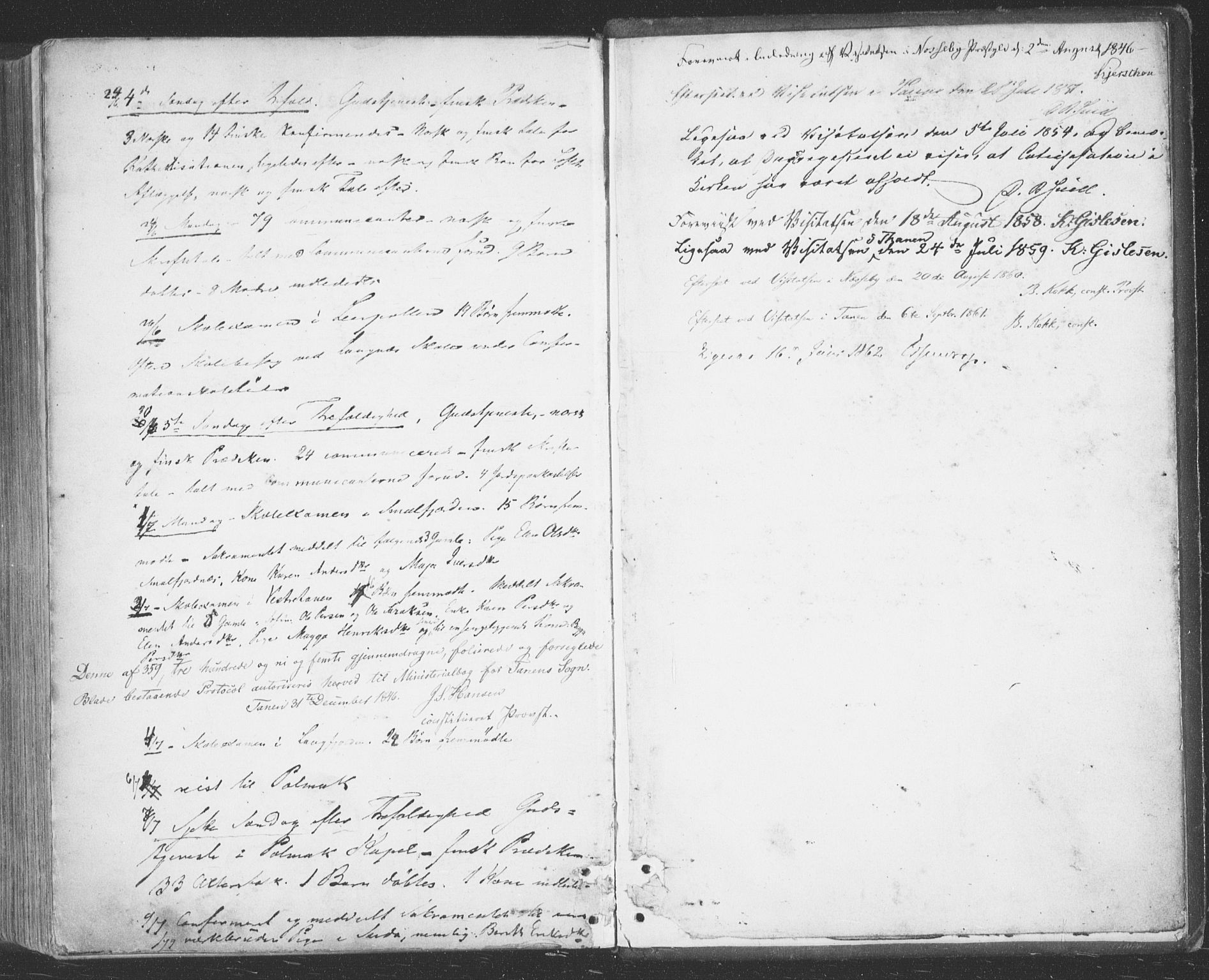 Tana sokneprestkontor, SATØ/S-1334/H/Ha/L0001kirke: Parish register (official) no. 1, 1846-1861, p. 360