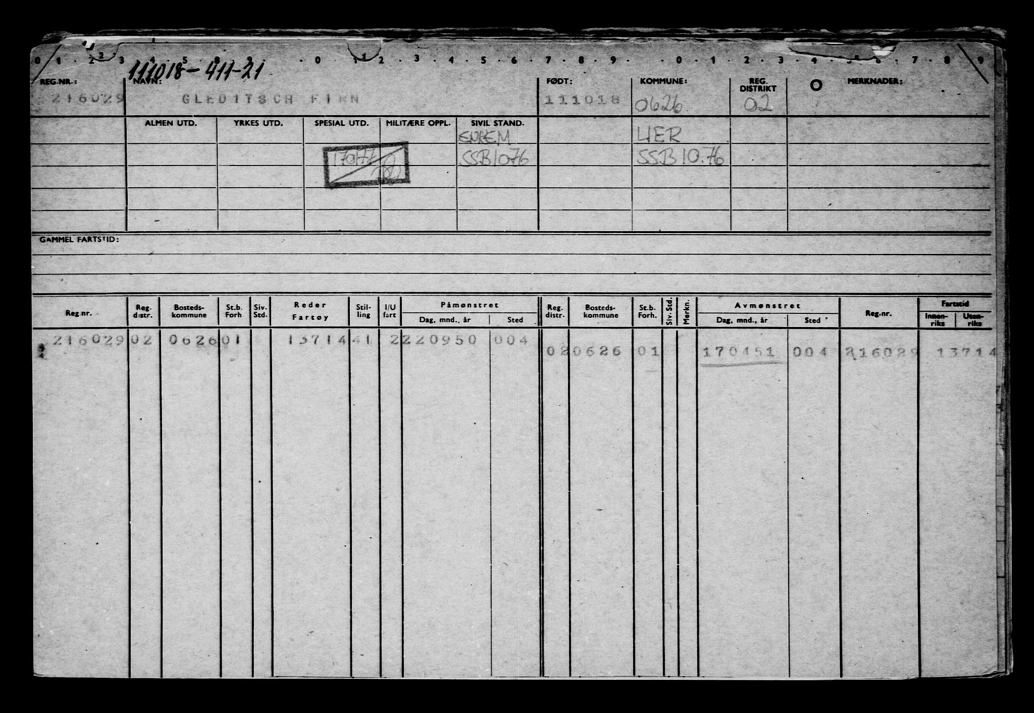 Direktoratet for sjømenn, AV/RA-S-3545/G/Gb/L0163: Hovedkort, 1918, p. 244