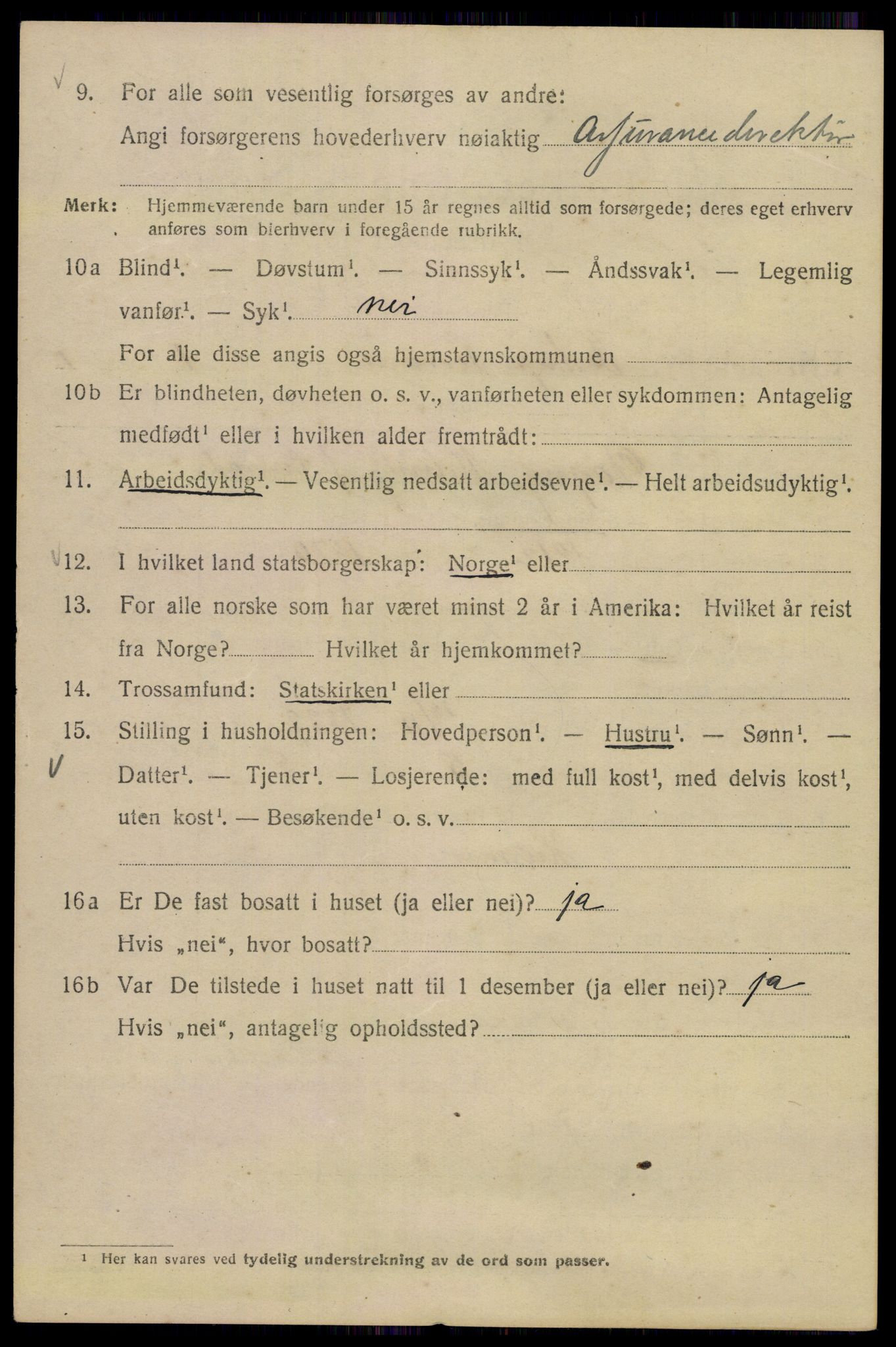 SAO, 1920 census for Kristiania, 1920, p. 595844