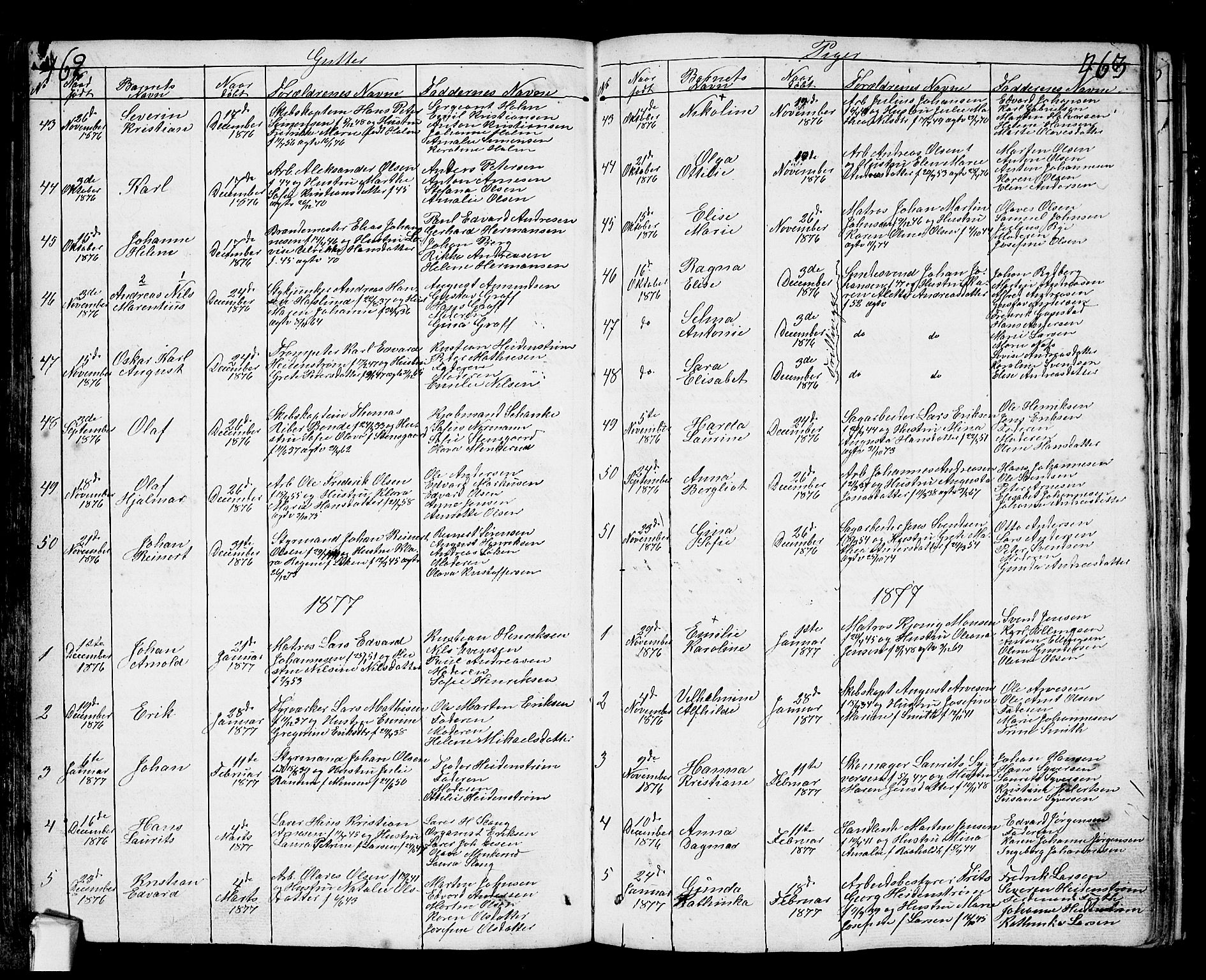 Fredrikstad prestekontor Kirkebøker, AV/SAO-A-11082/G/Ga/L0001: Parish register (copy) no. 1, 1824-1879, p. 462-463