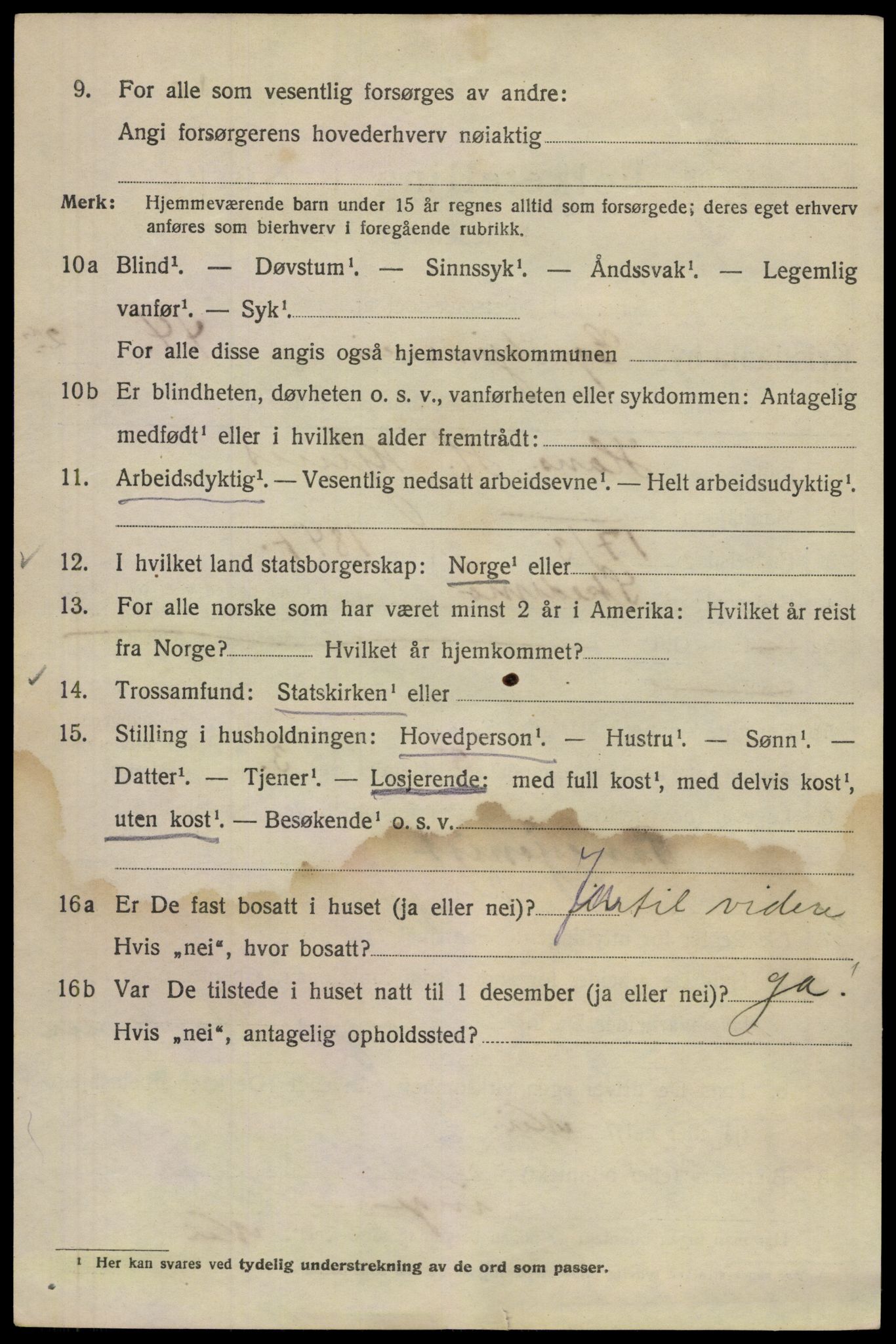 SAO, 1920 census for Kristiania, 1920, p. 210328