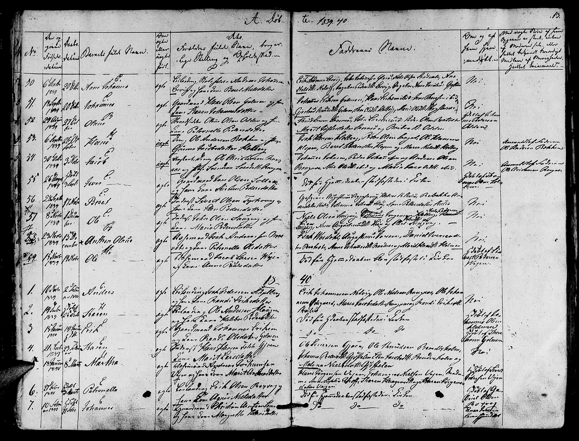 Ministerialprotokoller, klokkerbøker og fødselsregistre - Møre og Romsdal, AV/SAT-A-1454/581/L0936: Parish register (official) no. 581A04, 1836-1852, p. 13