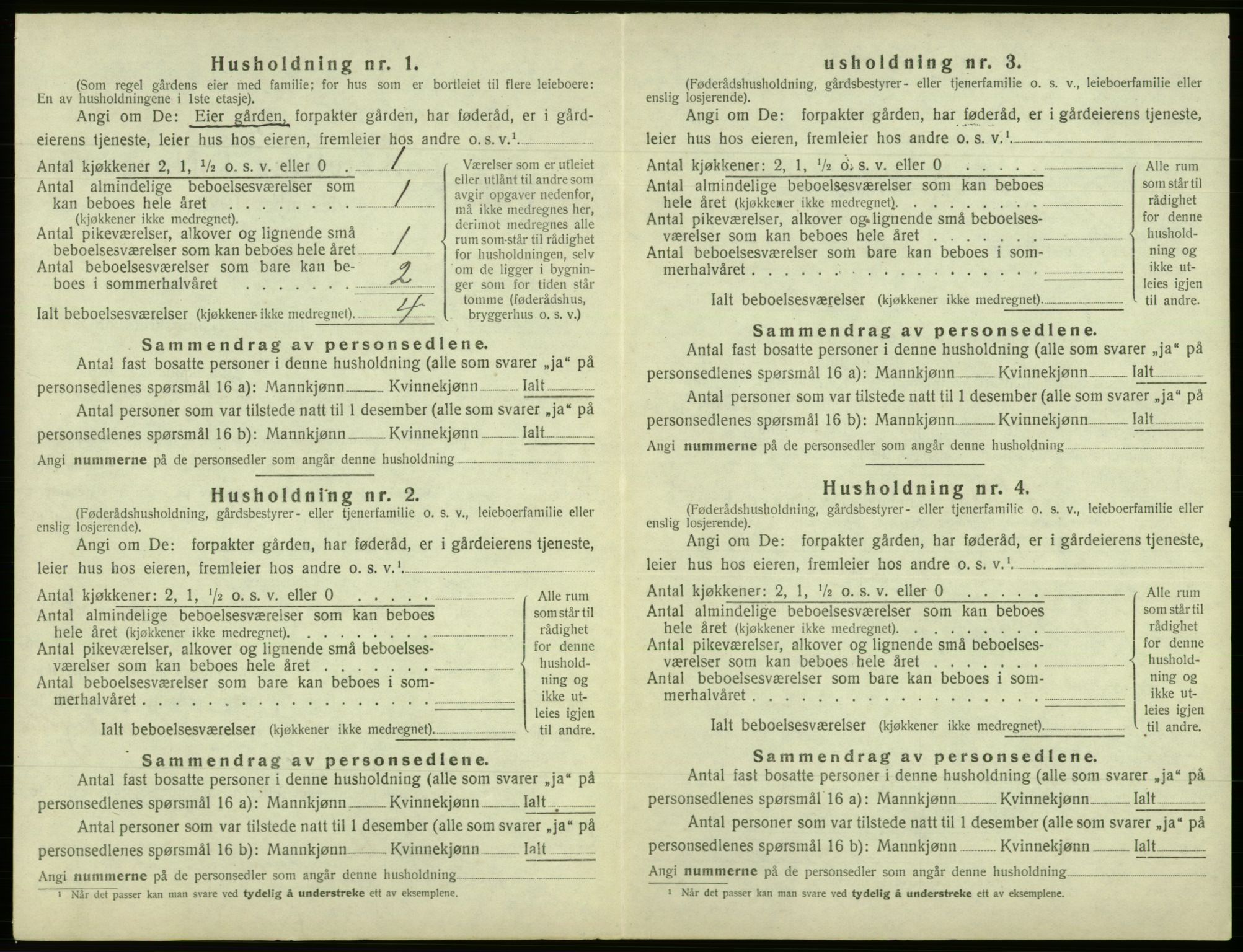 SAB, 1920 census for Fana, 1920, p. 3059