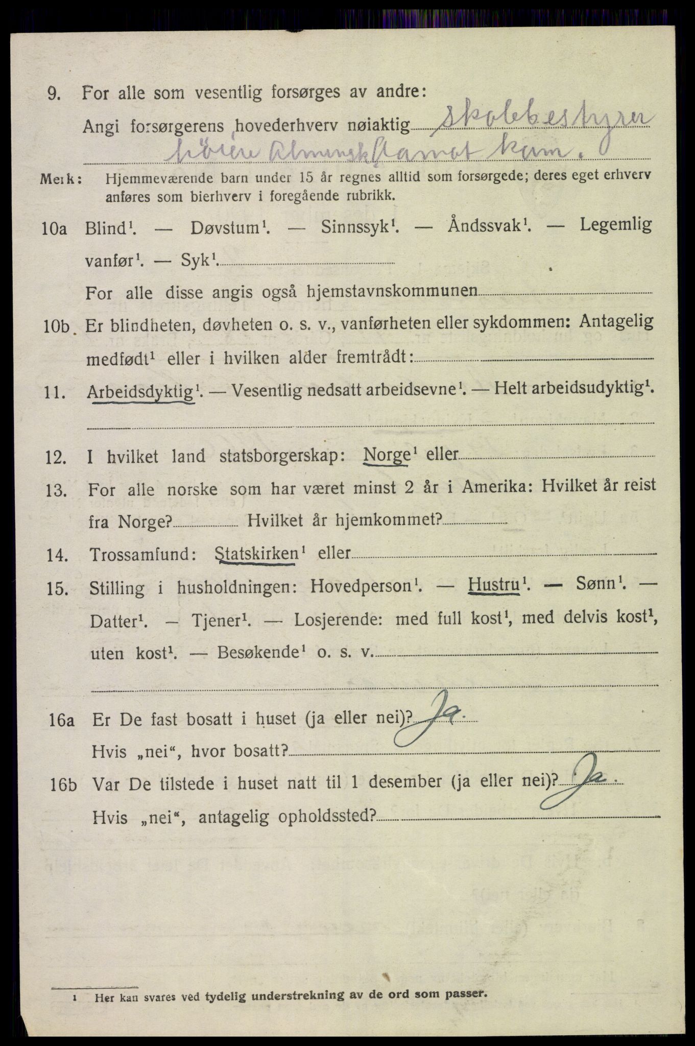 SAH, 1920 census for Åmot, 1920, p. 3826