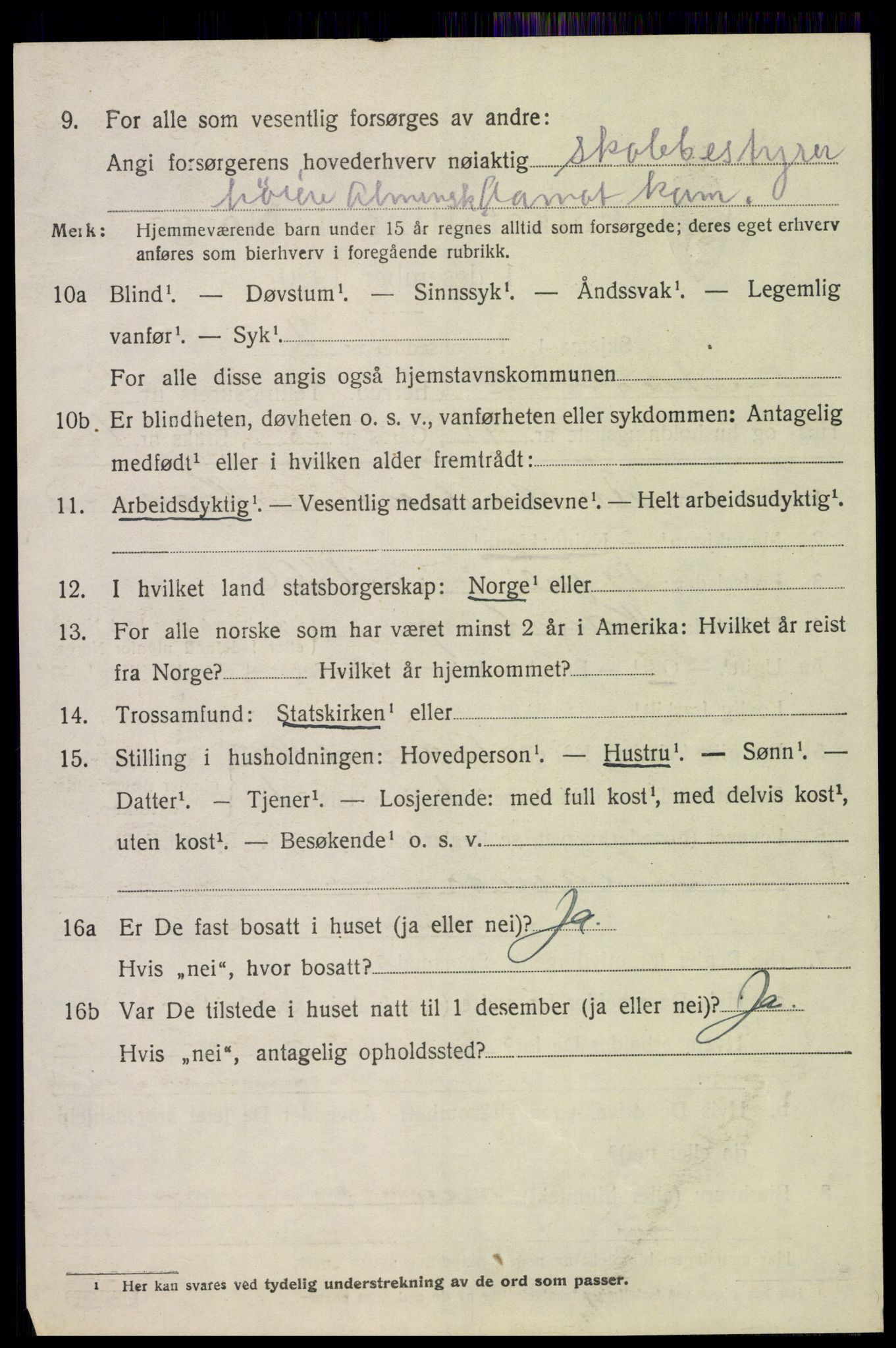 SAH, 1920 census for Åmot, 1920, p. 3826