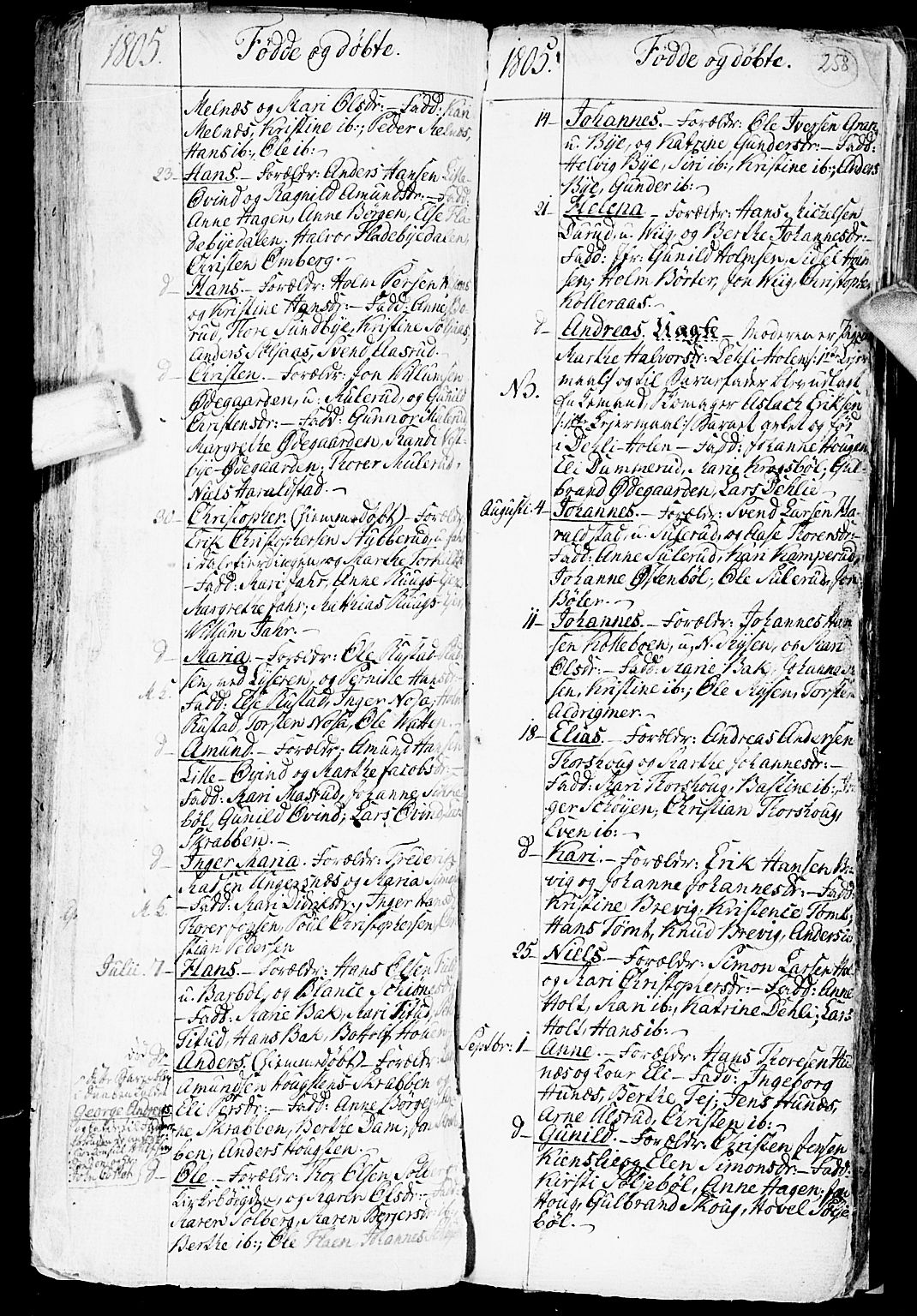 Enebakk prestekontor Kirkebøker, AV/SAO-A-10171c/F/Fa/L0002: Parish register (official) no. I 2, 1755-1806, p. 257-258