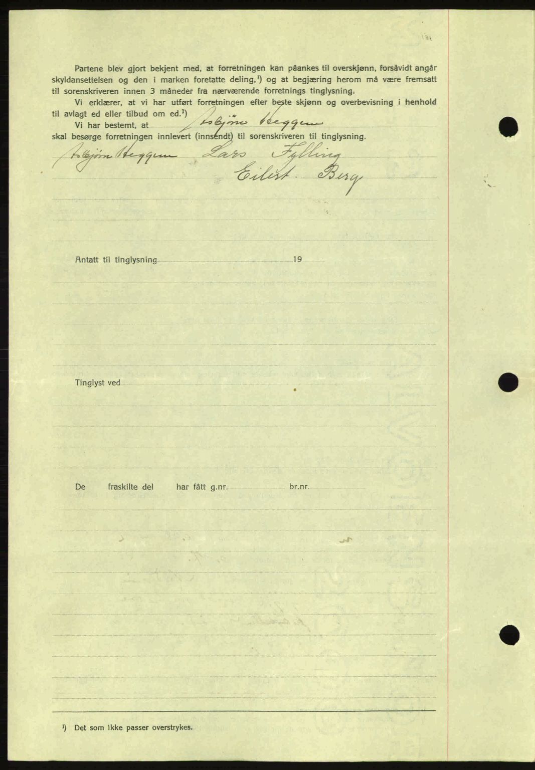 Romsdal sorenskriveri, SAT/A-4149/1/2/2C: Mortgage book no. A4, 1937-1938, Diary no: : 2345/1937