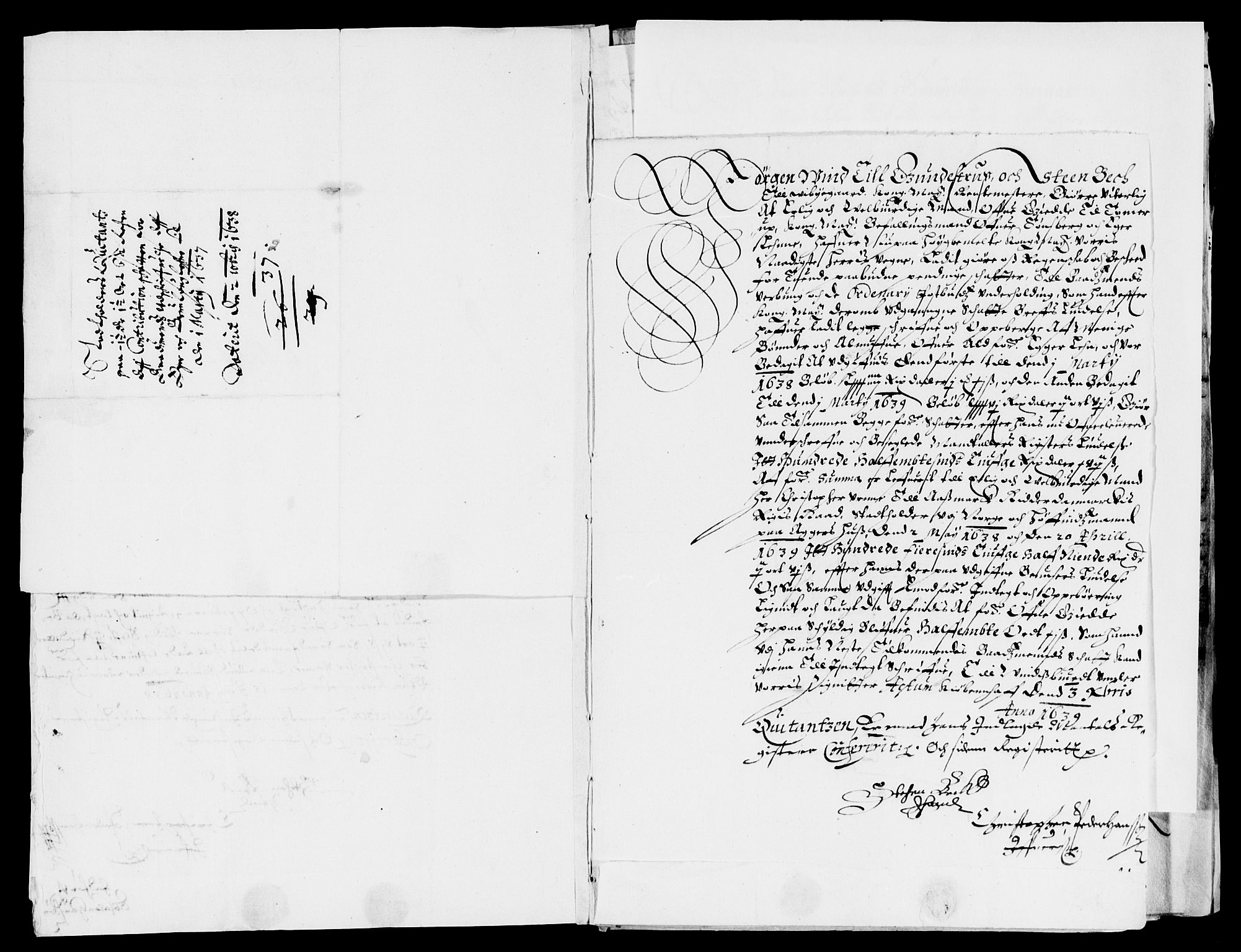 Rentekammeret inntil 1814, Reviderte regnskaper, Lensregnskaper, AV/RA-EA-5023/R/Rb/Rbm/L0006: Eiker len, 1639-1641