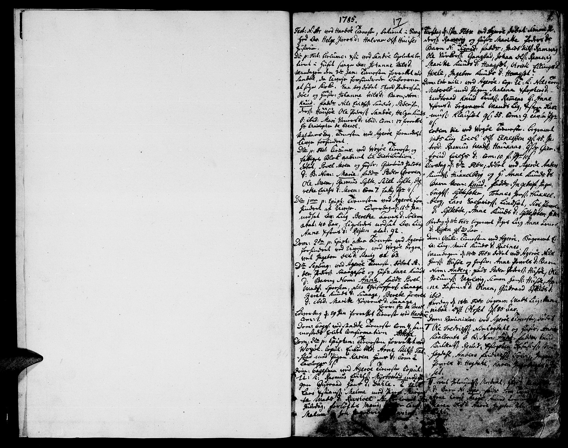 Ministerialprotokoller, klokkerbøker og fødselsregistre - Møre og Romsdal, AV/SAT-A-1454/560/L0717: Parish register (official) no. 560A01, 1785-1808, p. 0-1