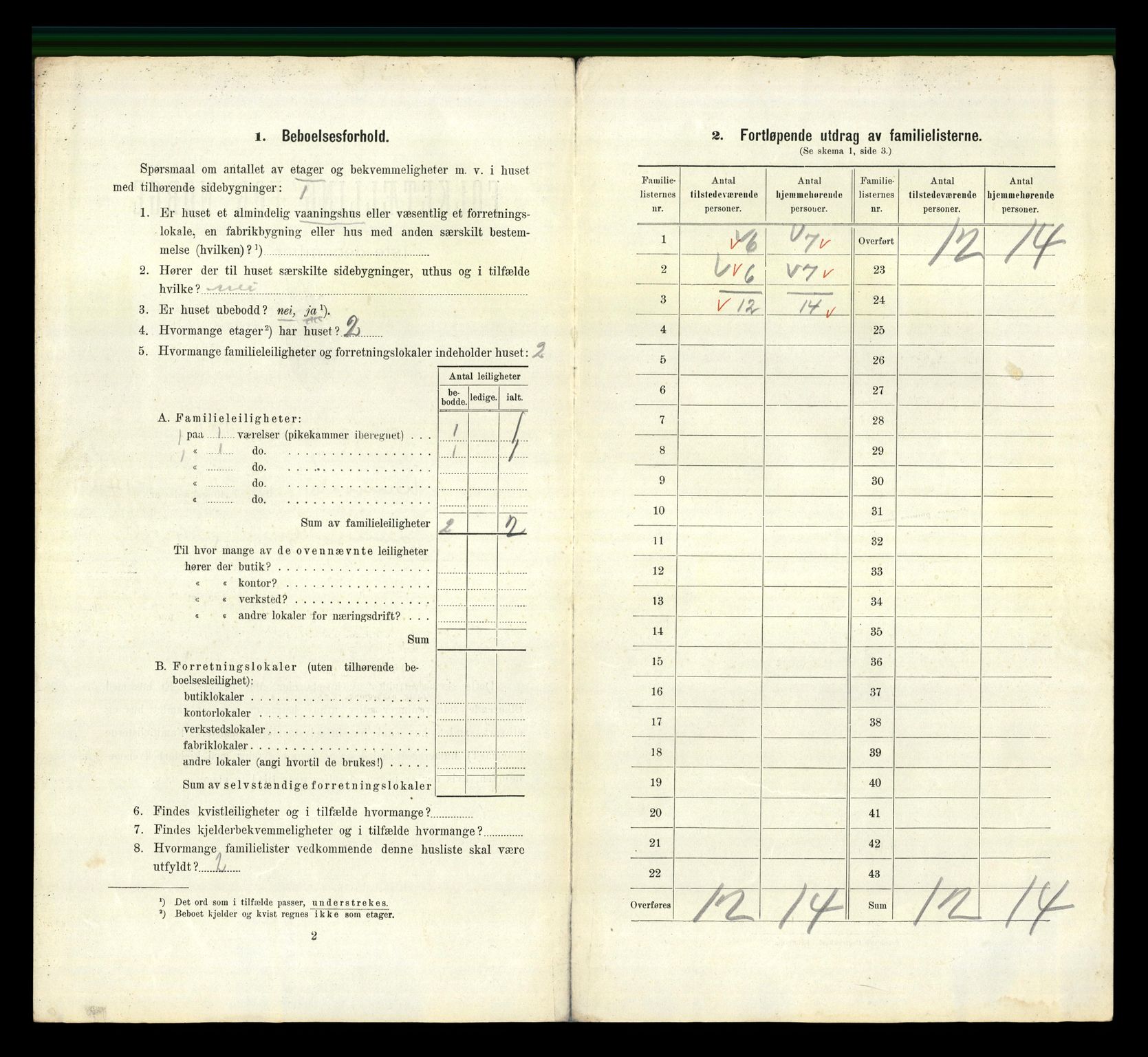 RA, 1910 census for Arendal, 1910, p. 5658