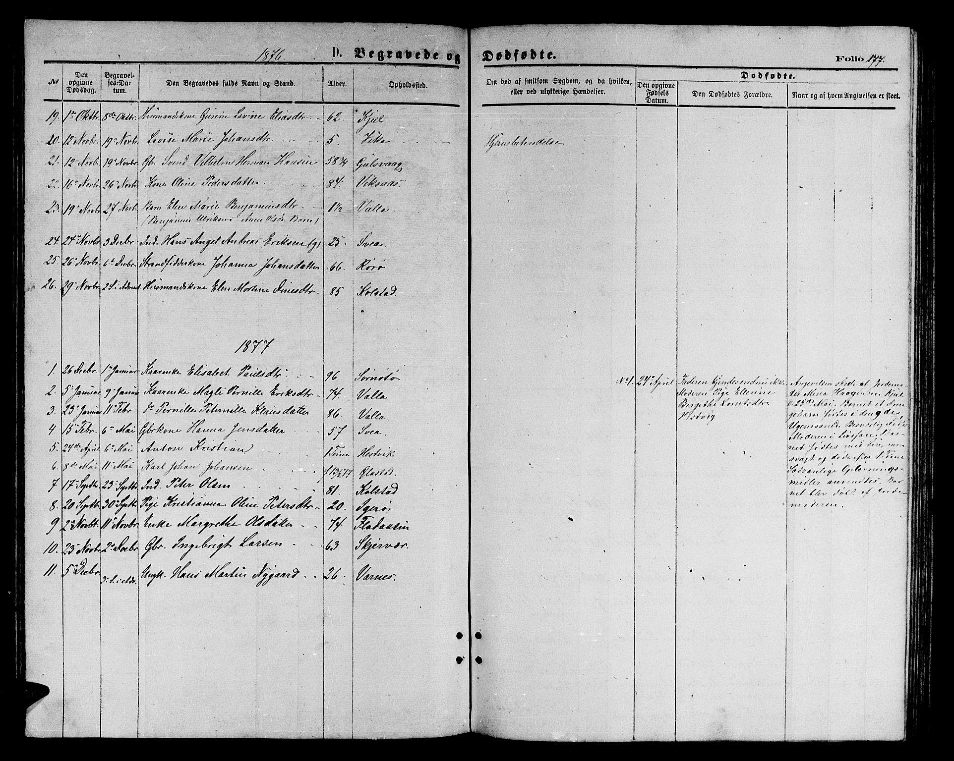 Ministerialprotokoller, klokkerbøker og fødselsregistre - Nordland, AV/SAT-A-1459/816/L0252: Parish register (copy) no. 816C02, 1871-1885, p. 177