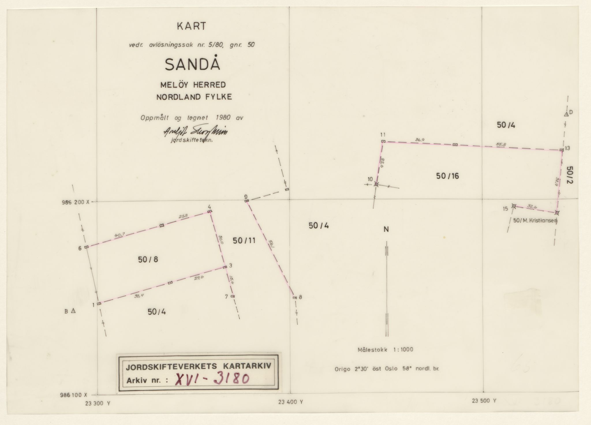 Jordskifteverkets kartarkiv, AV/RA-S-3929/T, 1859-1988, p. 4148