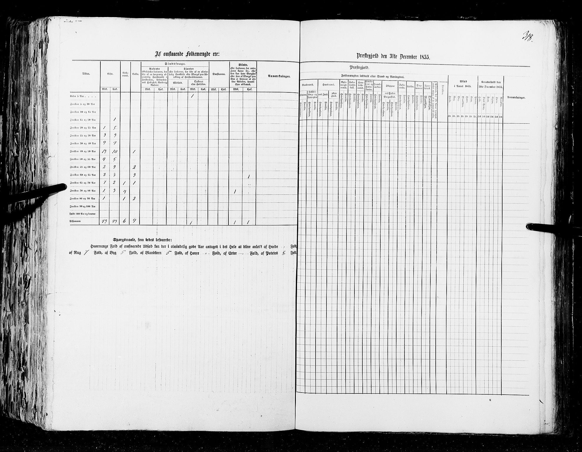 RA, Census 1855, vol. 1: Akershus amt, Smålenenes amt og Hedemarken amt, 1855, p. 318