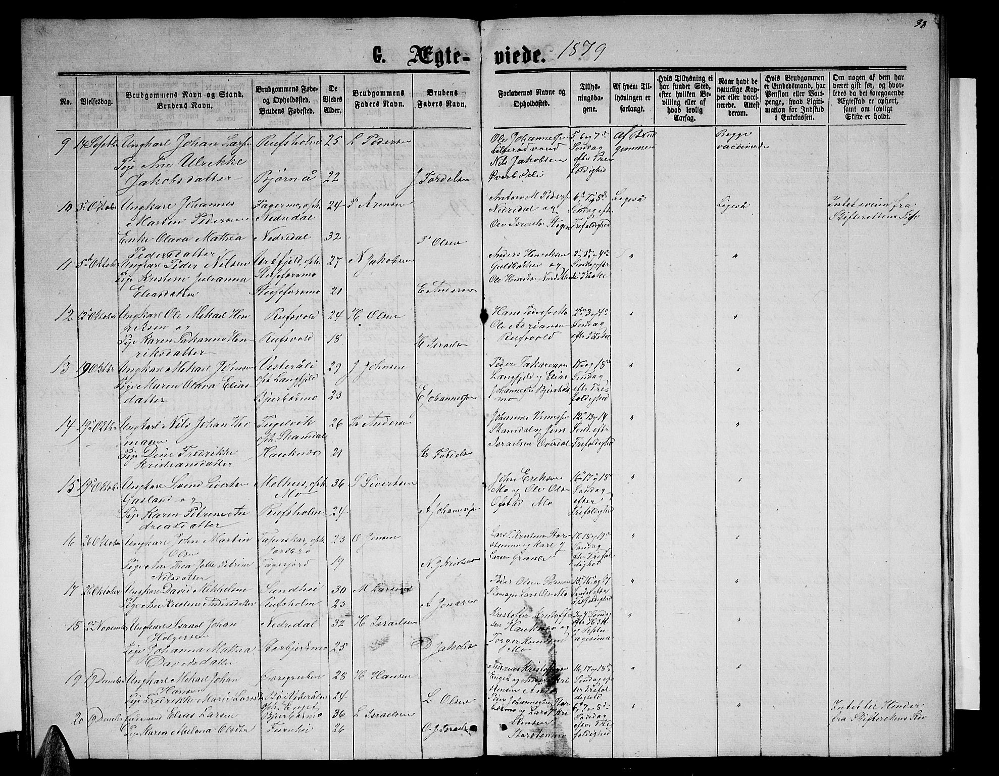 Ministerialprotokoller, klokkerbøker og fødselsregistre - Nordland, AV/SAT-A-1459/827/L0417: Parish register (copy) no. 827C06, 1864-1886, p. 38