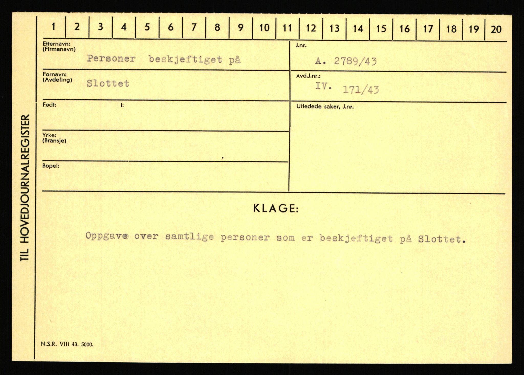 Statspolitiet - Hovedkontoret / Osloavdelingen, AV/RA-S-1329/C/Ca/L0012: Oanæs - Quistgaard	, 1943-1945, p. 3893